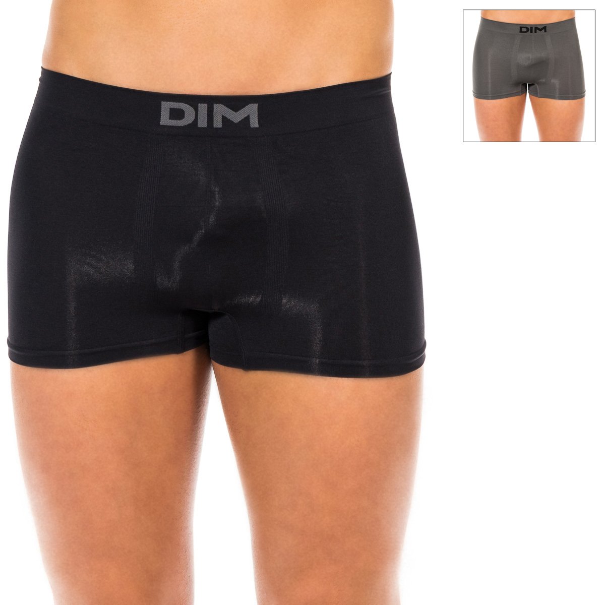 Pack 2 Boxers Homem Basic Cinzento e Preto