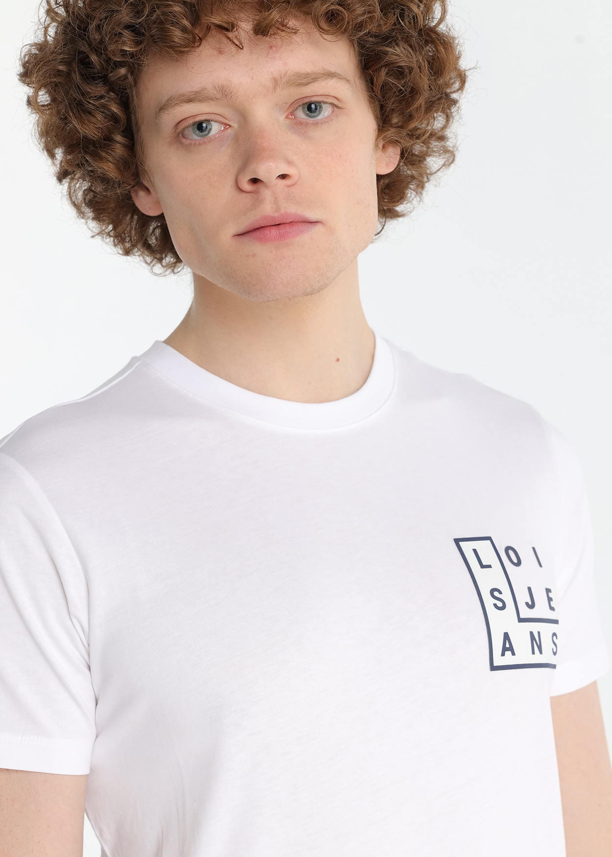 T-Shirt Gráfica Homem Branco