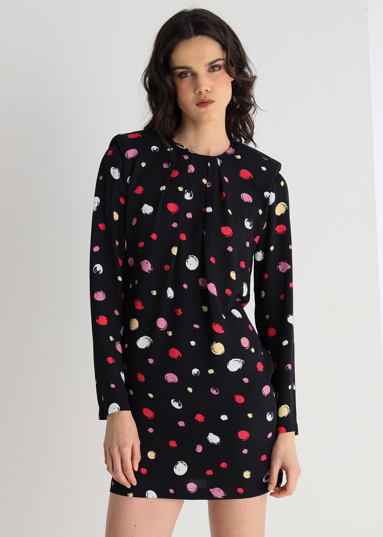 Vestido Curto Senhora Multicolorido