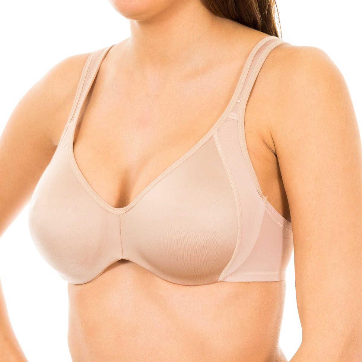 Soutien Senhora Generous com Aros Bege