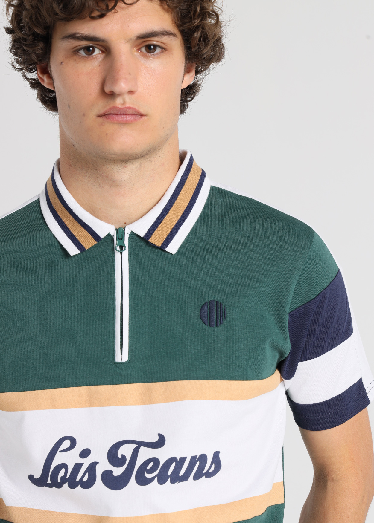 Pólo Block Homem Verde