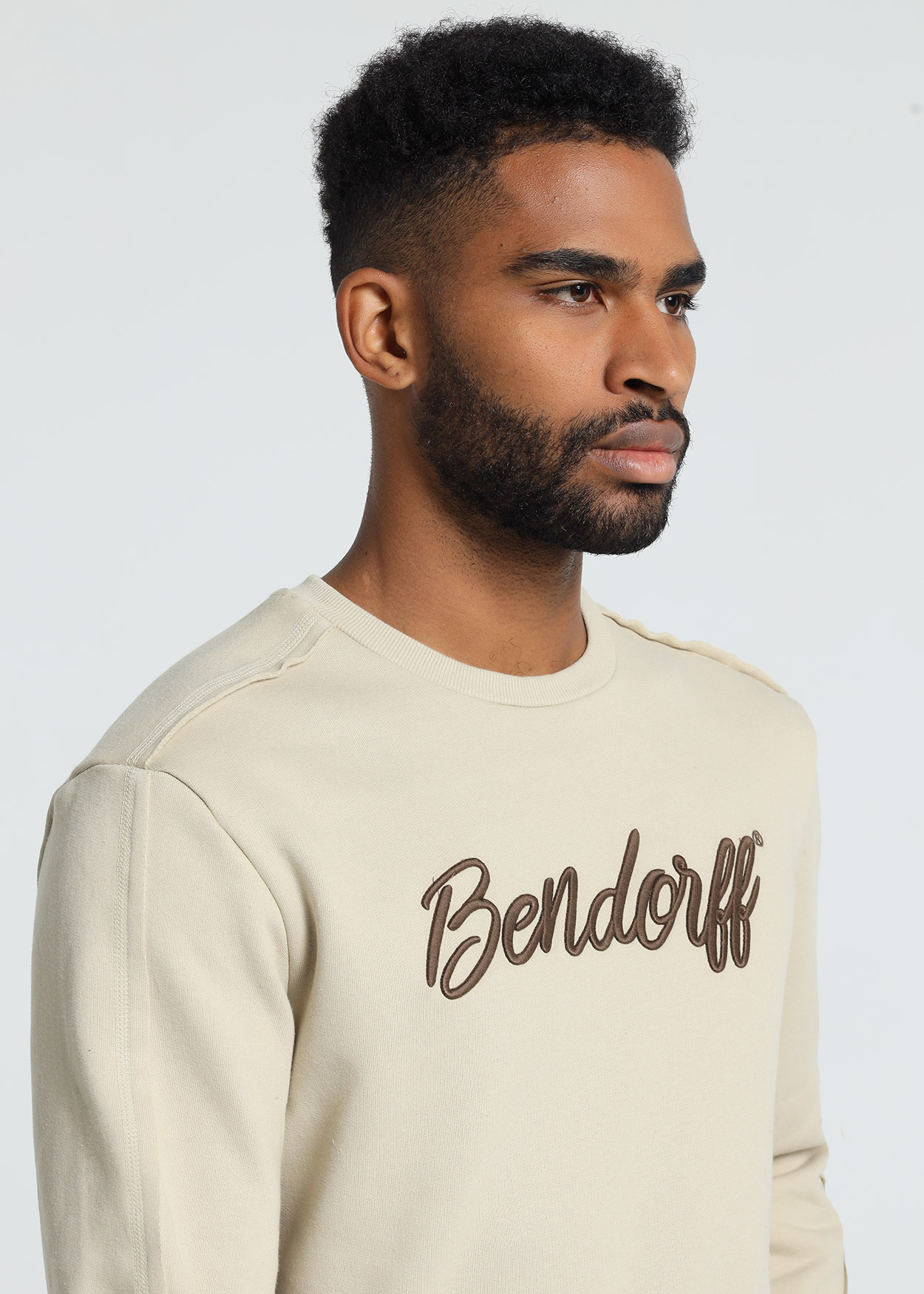 Sweatshirt Bendorff Gola Redonda Bege