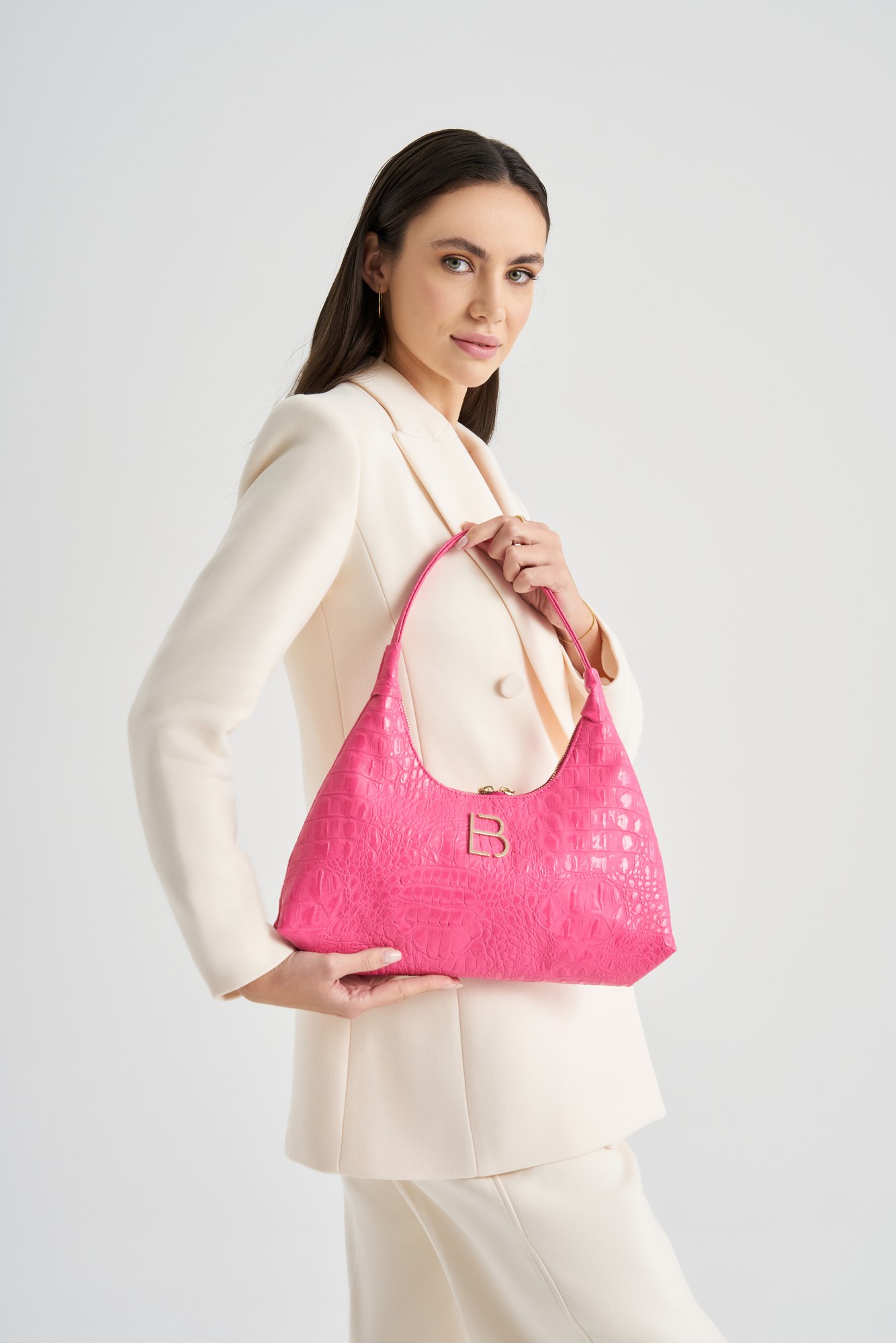 Mala de Ombro Fuchsia