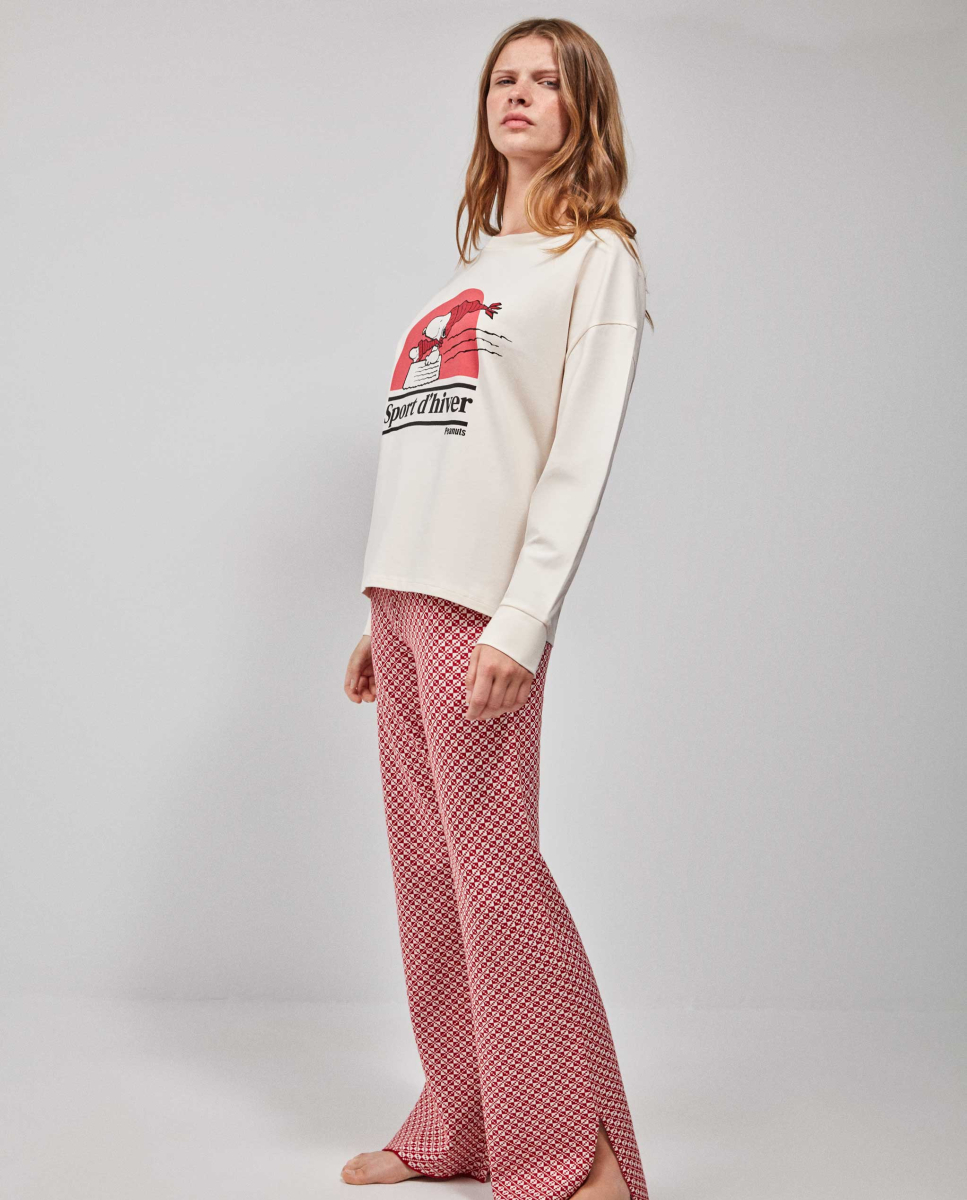 Camisola manga comprida Snoopy MultiCor