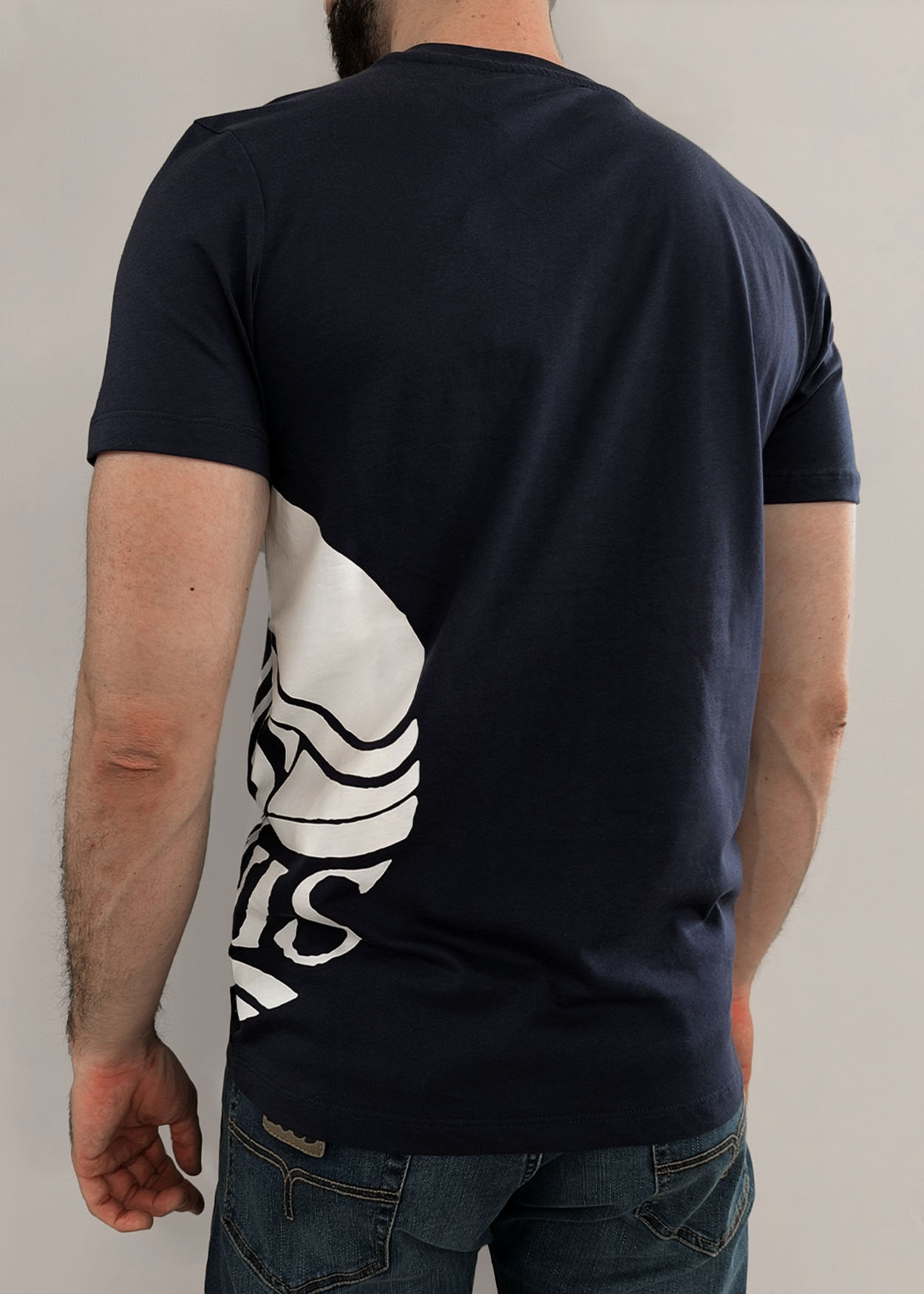 T-Shirt Gráfica Homem Azul