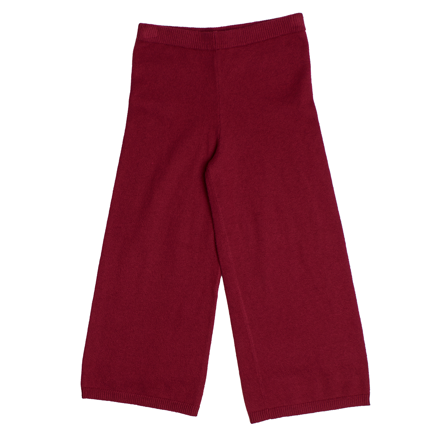 Calças de Malha Largas Menina Vermelho