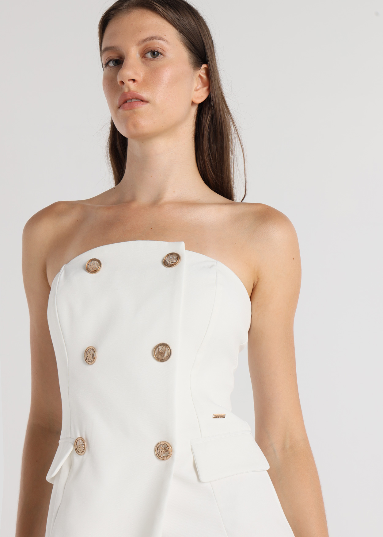 Vestido Marinheiro Senhora Bege