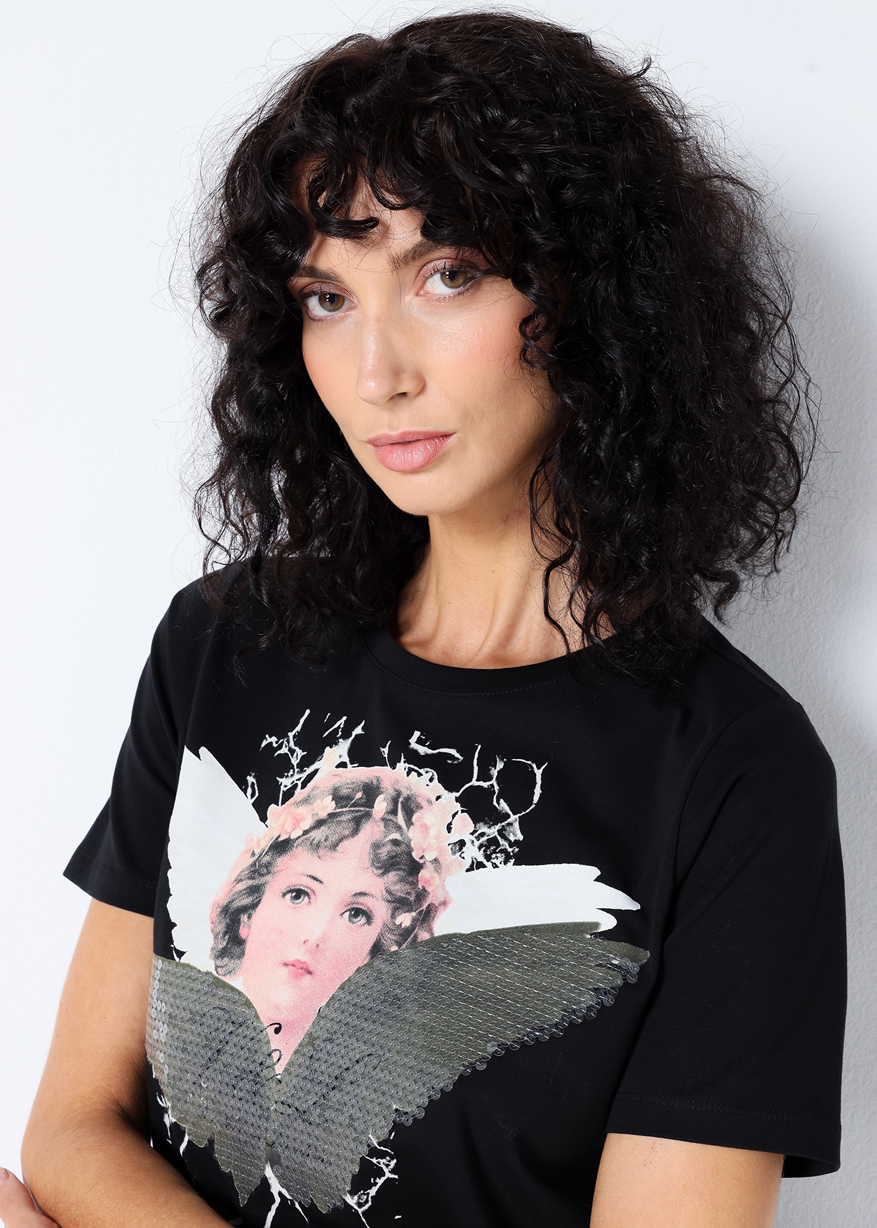 T-Shirt Senhora Preto