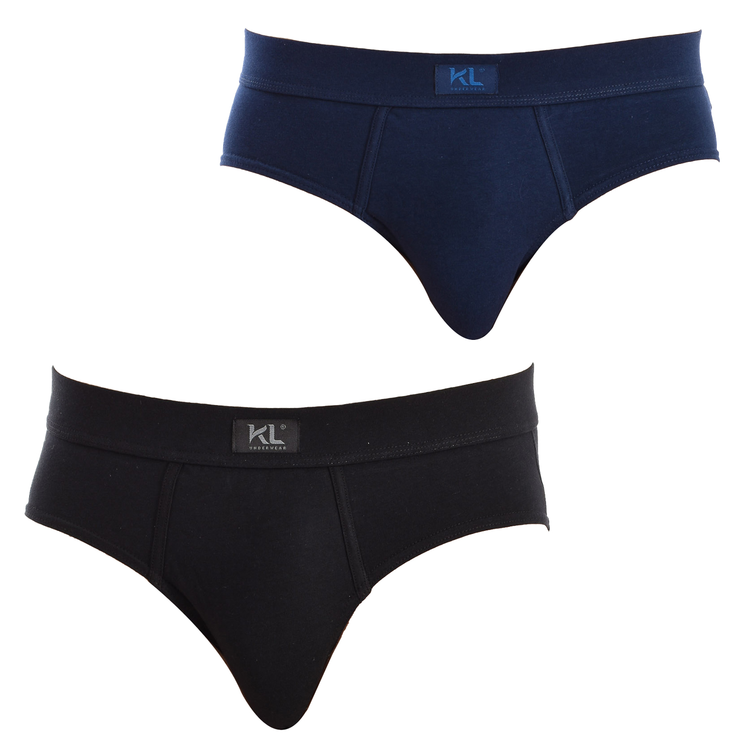 Pack 2 Slips Preto-Azul