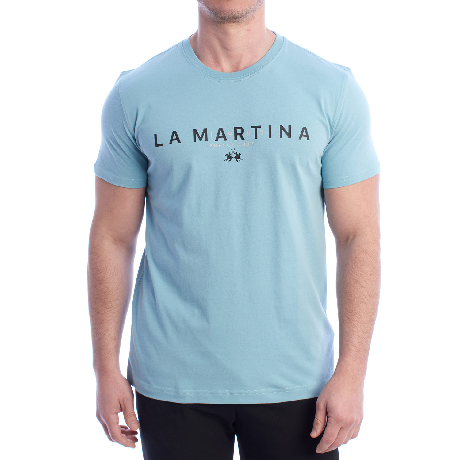 T-Shirt Homem Regular Fit Turquesa