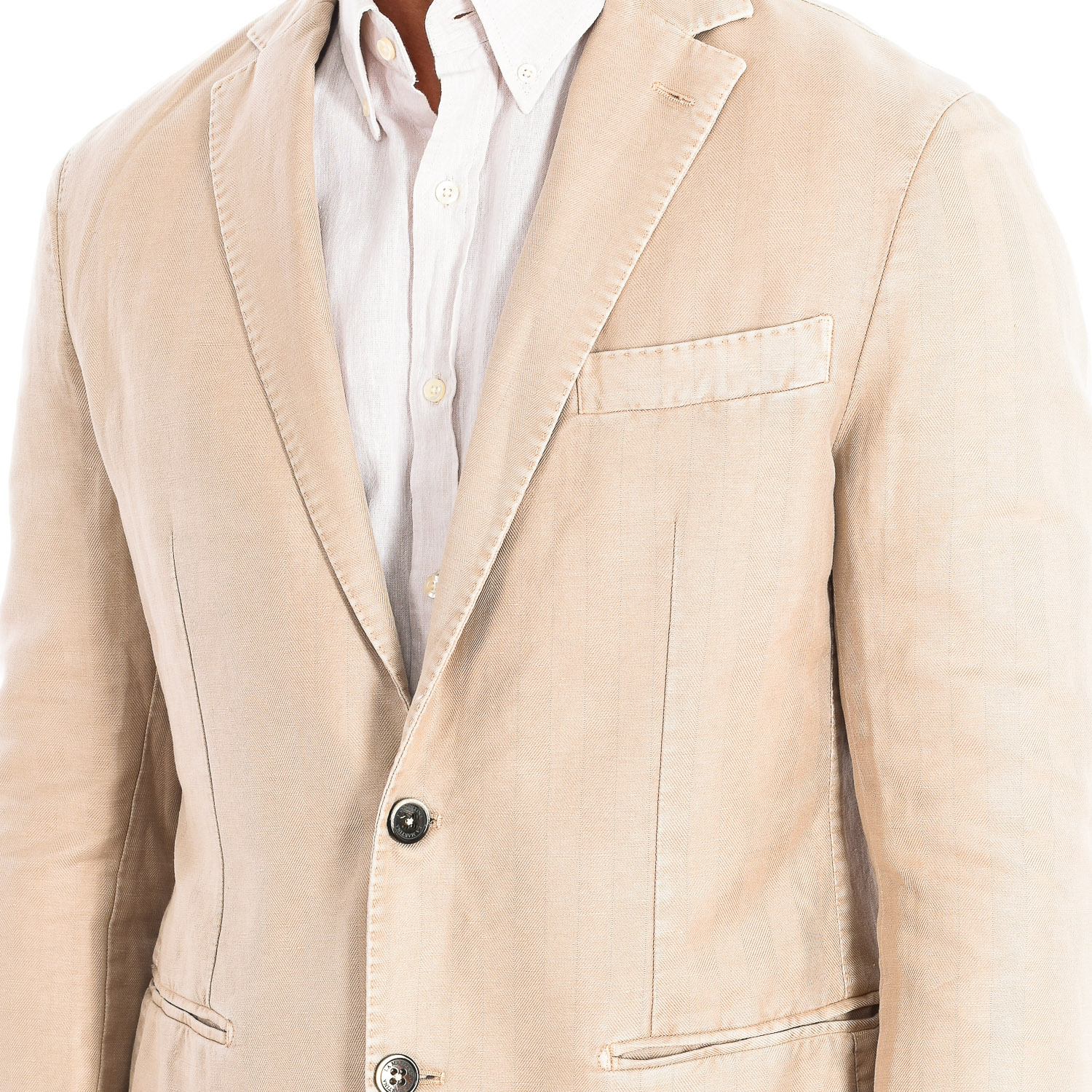 Blazer Homem Regular Fit Bege