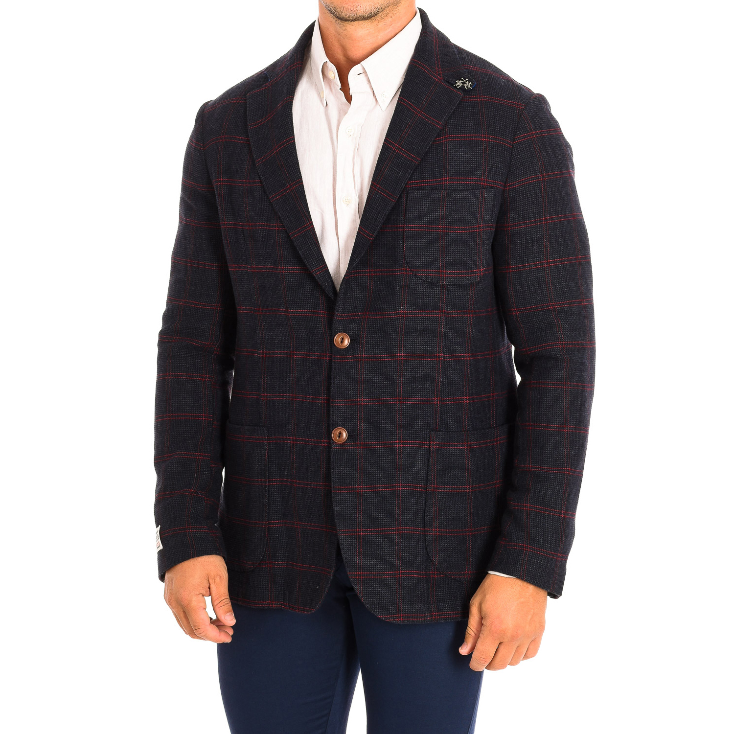Blazer Homem Regular Fit Preto