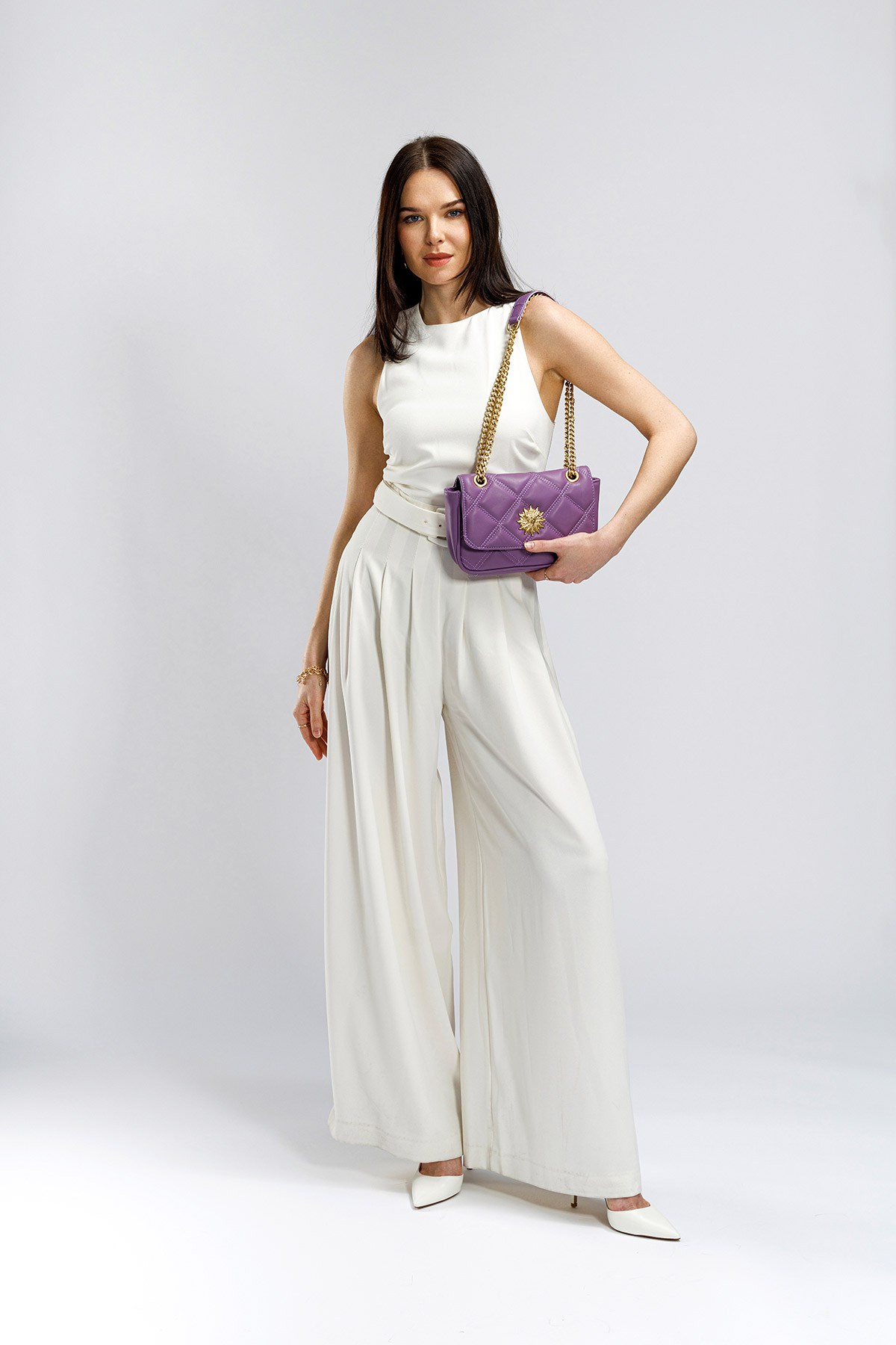 Mala de Ombro Lilás