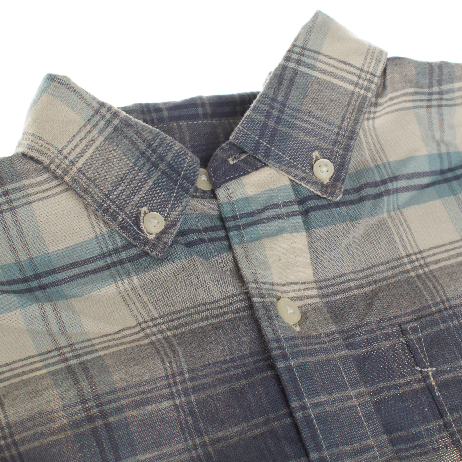 Camisa manga comprida Oxford Menino Azul