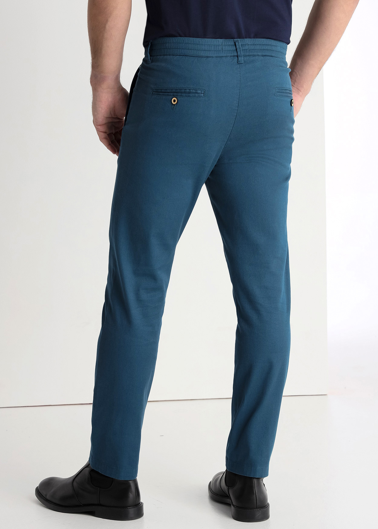 Calças Chino Homem Azul