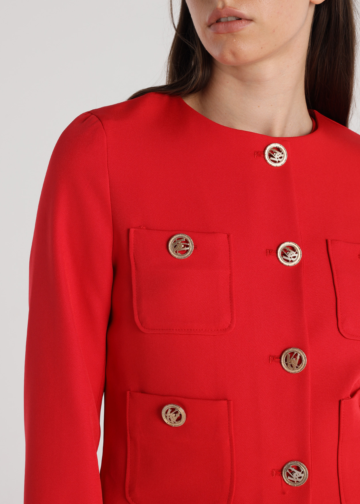 Casaco Senhora Vermelho