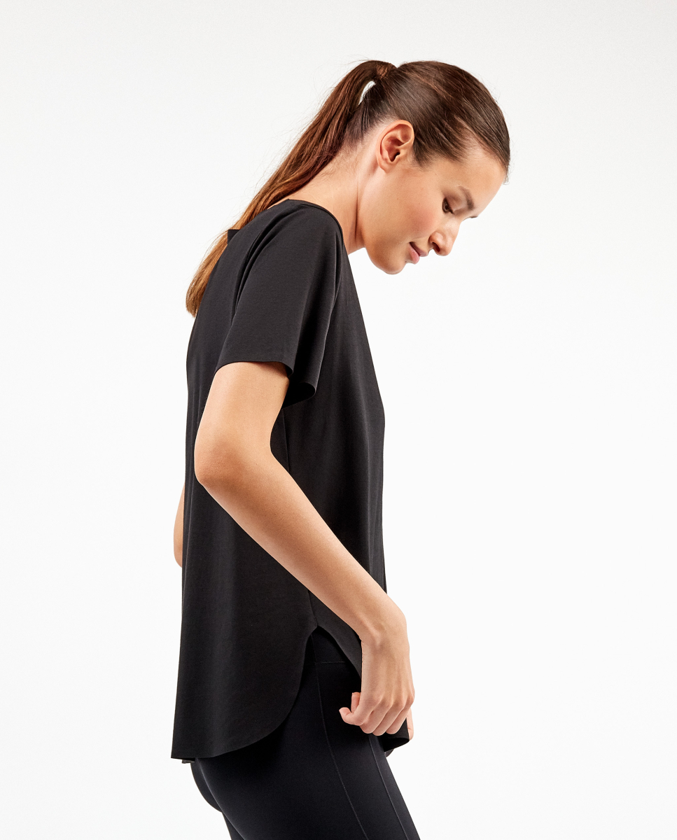 T-Shirt Desportiva Preto