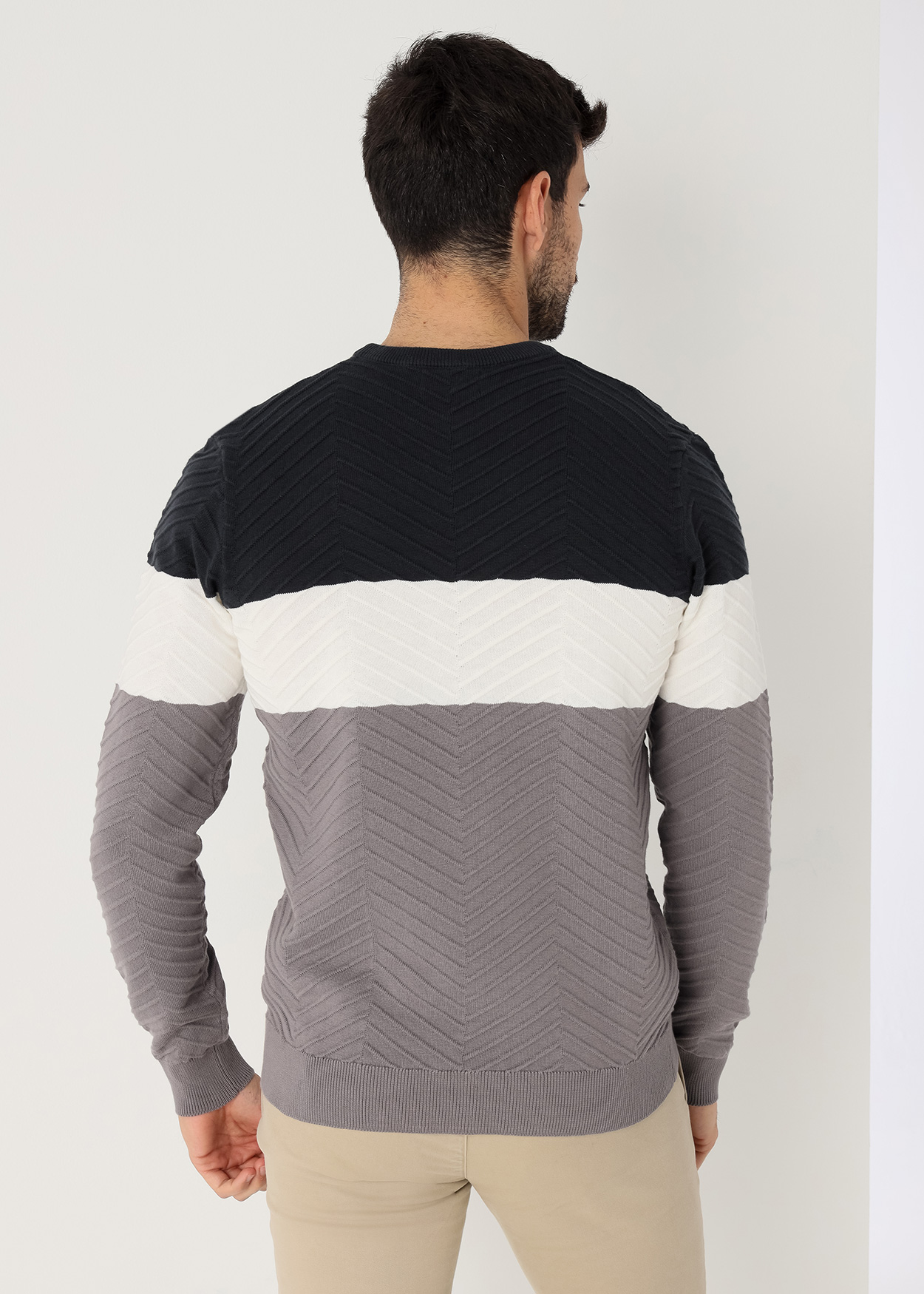 Camisola Malha Cinzento