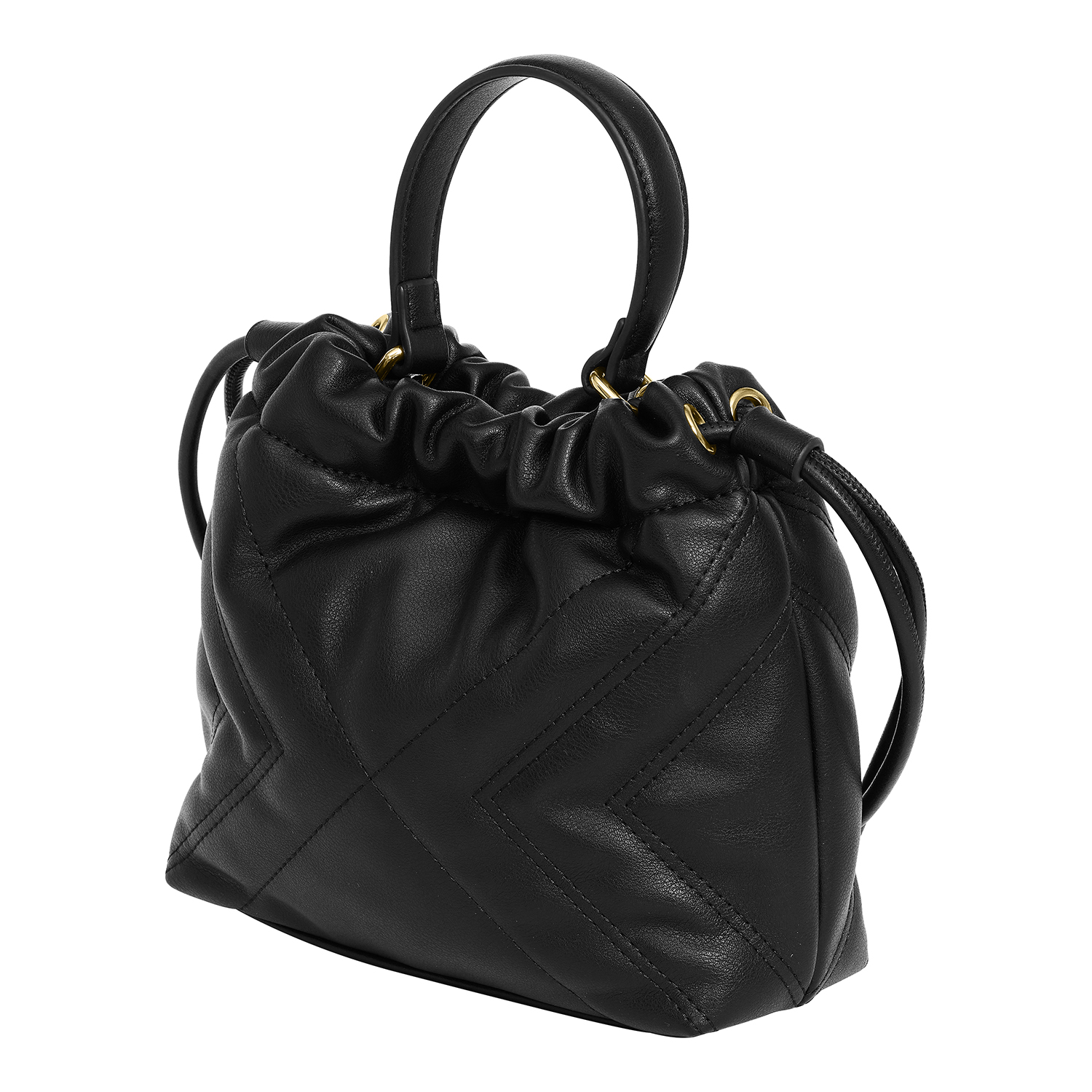 Mala Tiracolo Acolchoada Senhora Preto Preto