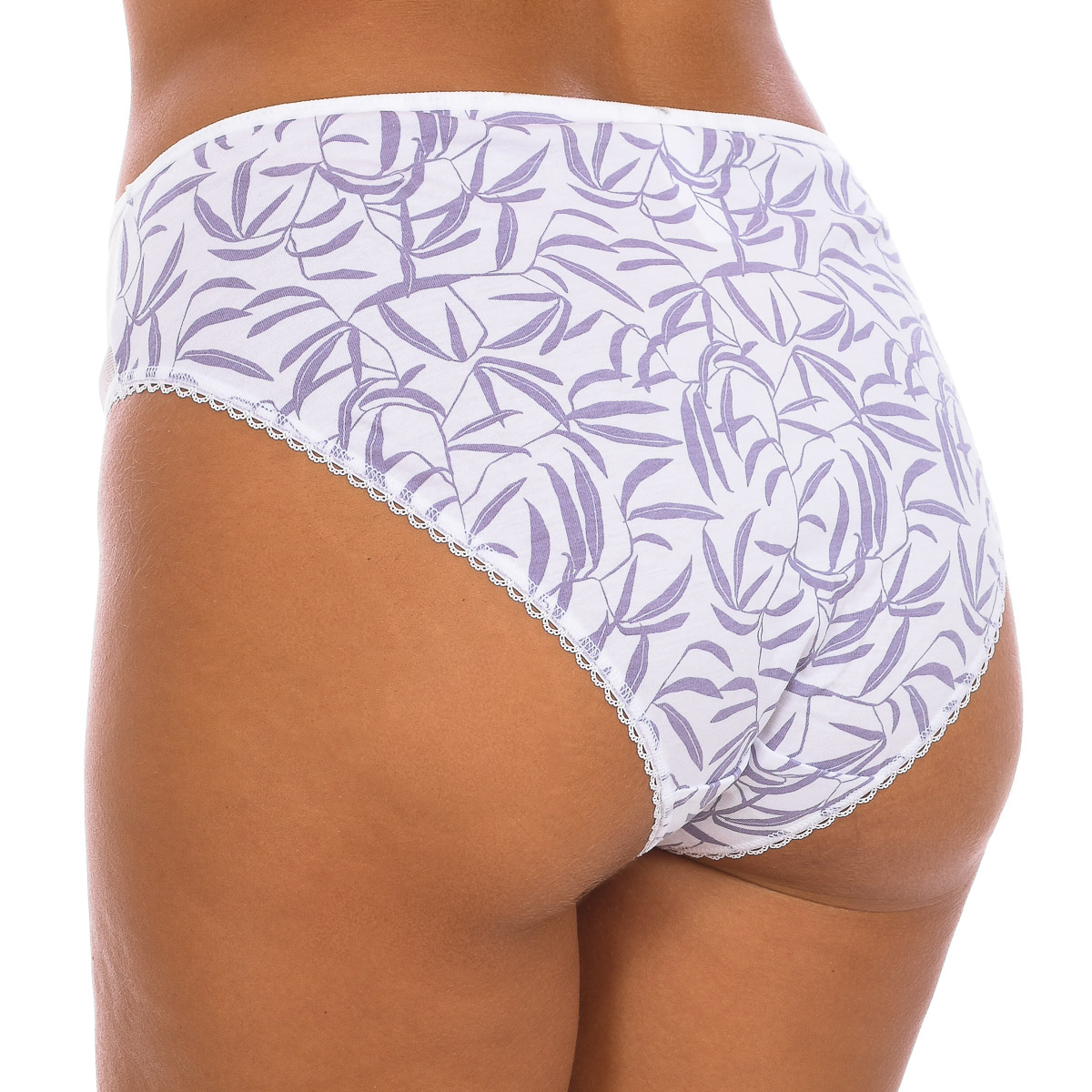 Cuecas Senhora Generous Generous Branco e Roxo