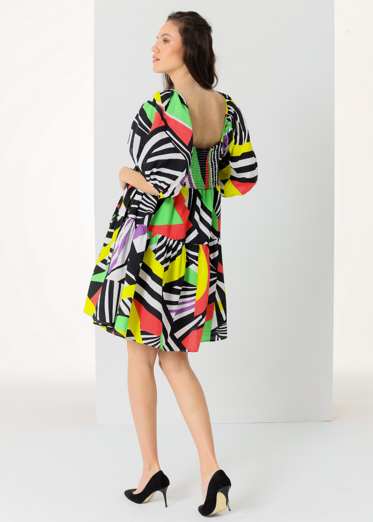 Vestido Senhora Multicolorido