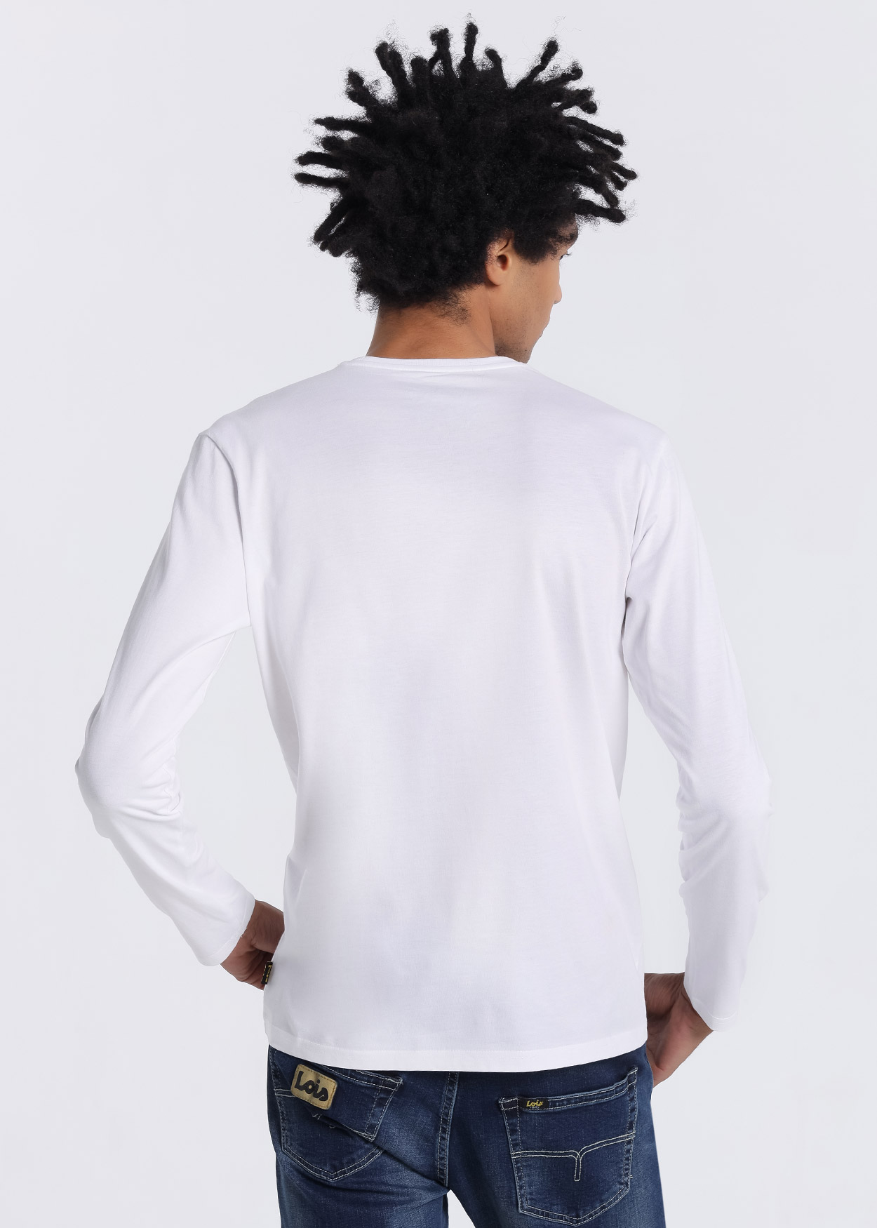 Camisola básica Homem Branco