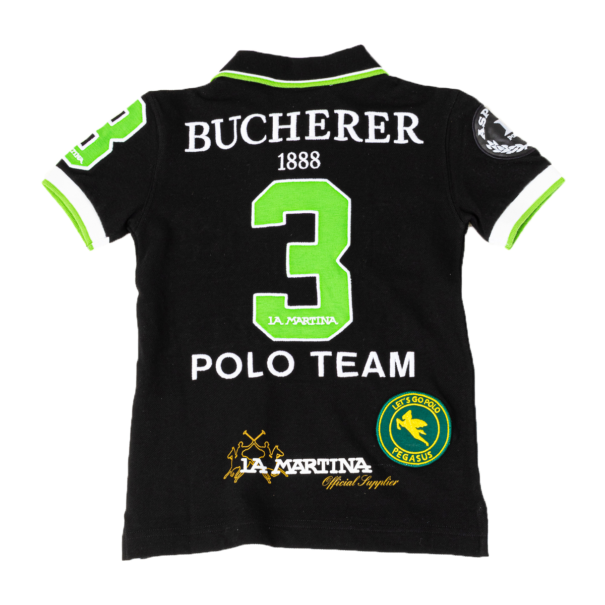 Pólo Menino Preto e Branco