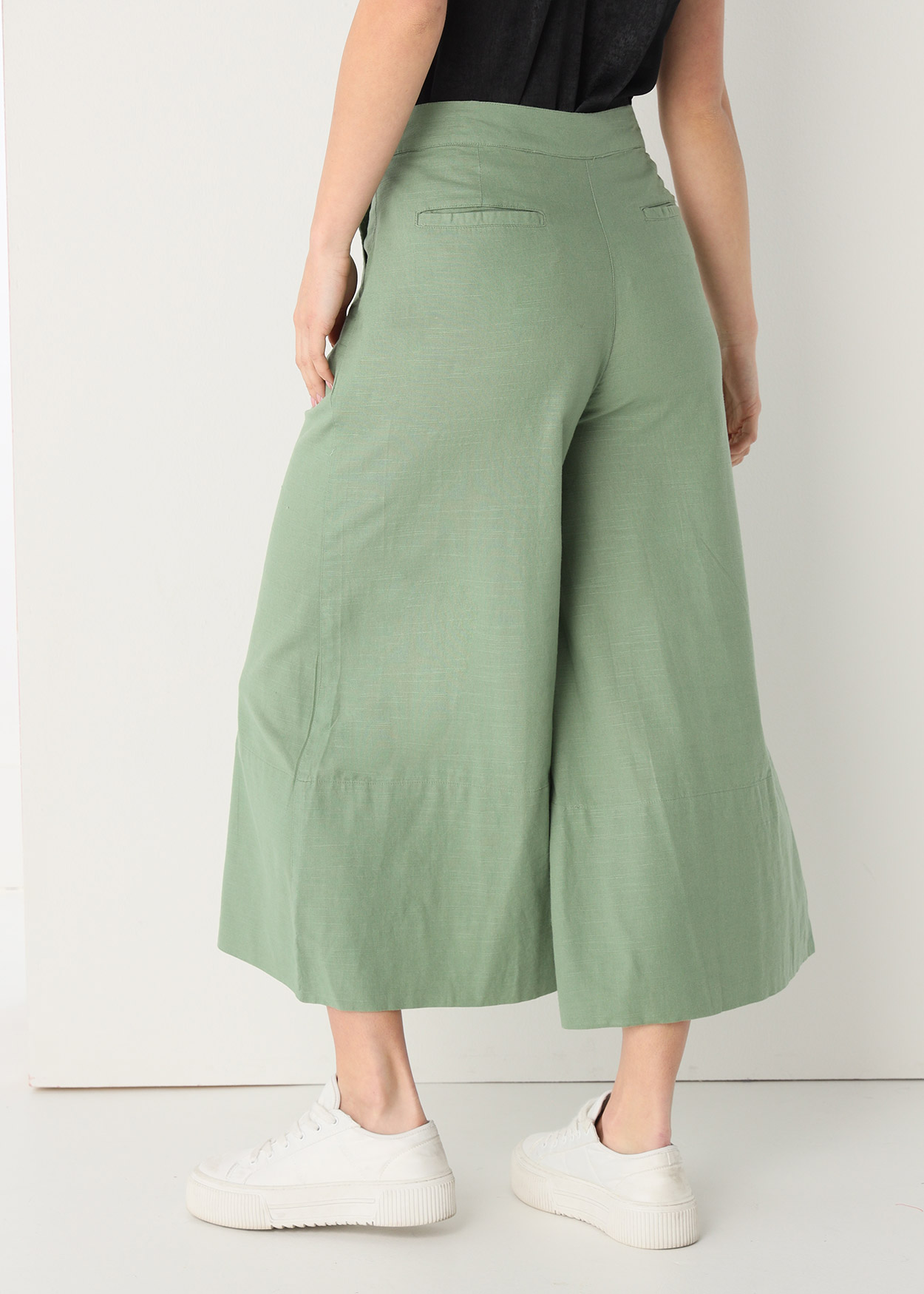 Calças Chino Senhora Verde