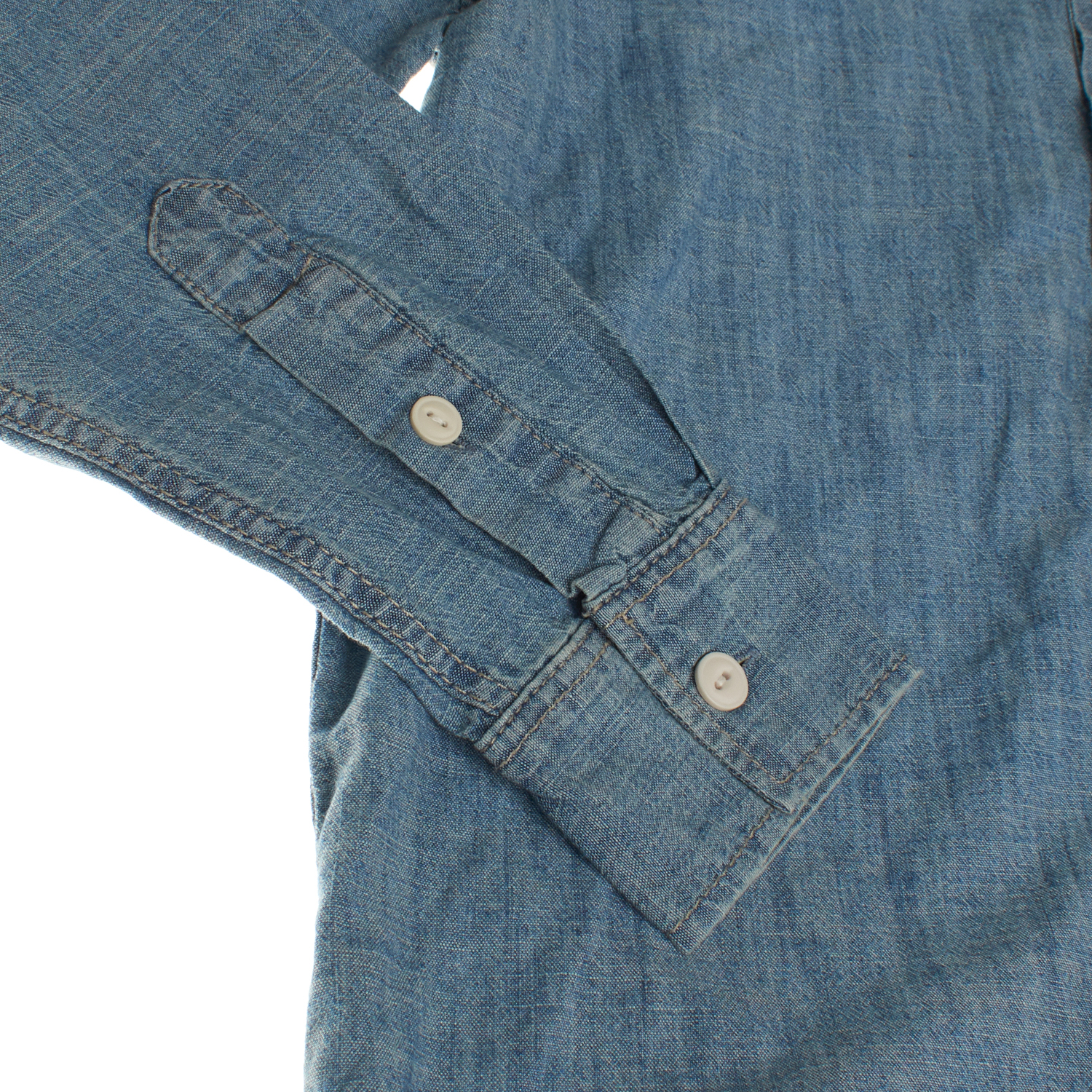 Camisa de ganga Menino Azul