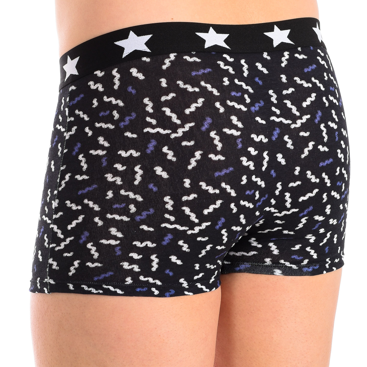 Pack 3 Boxers Homem Preto e Azul