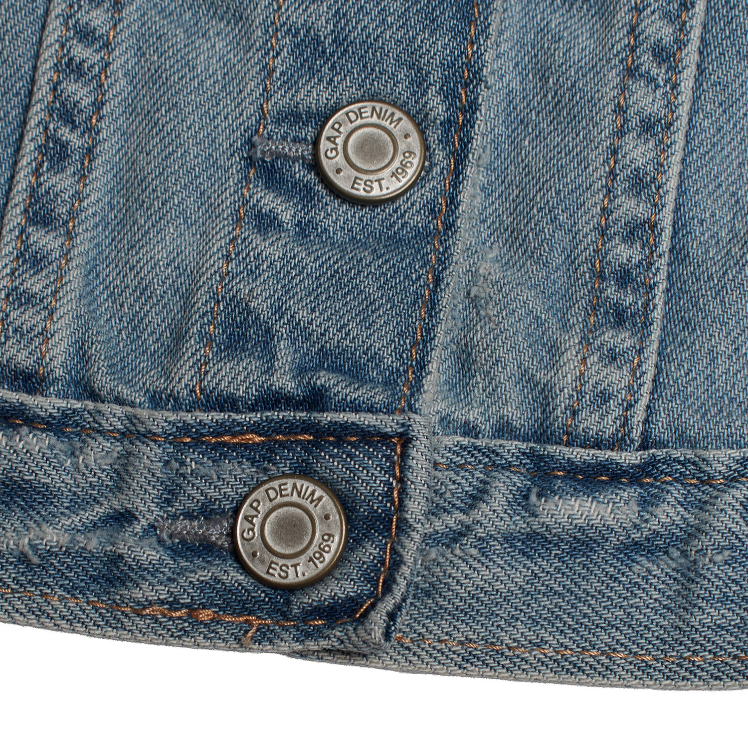 Casaco de Ganga Menina Azul