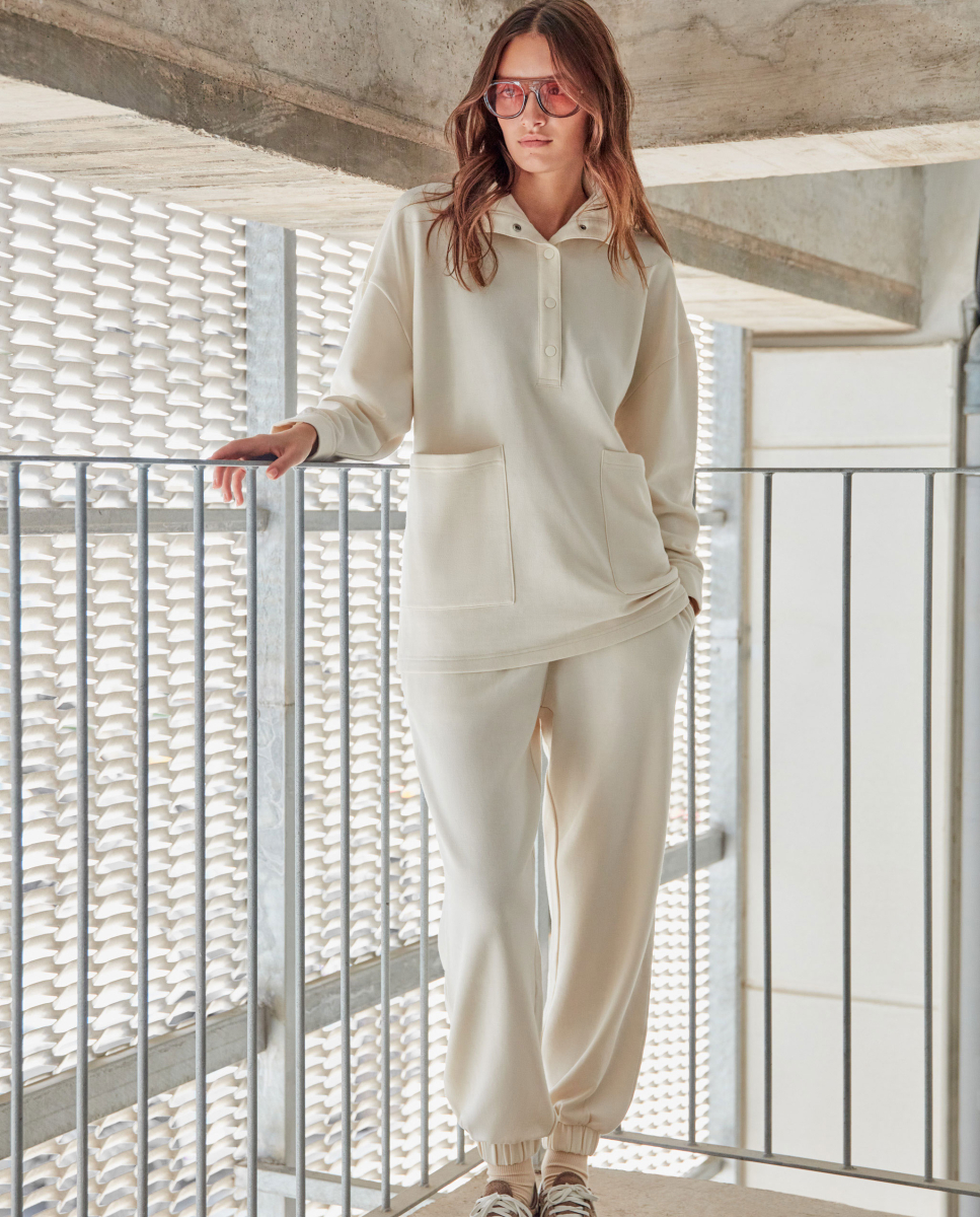 Sweatshirt oversized Bege