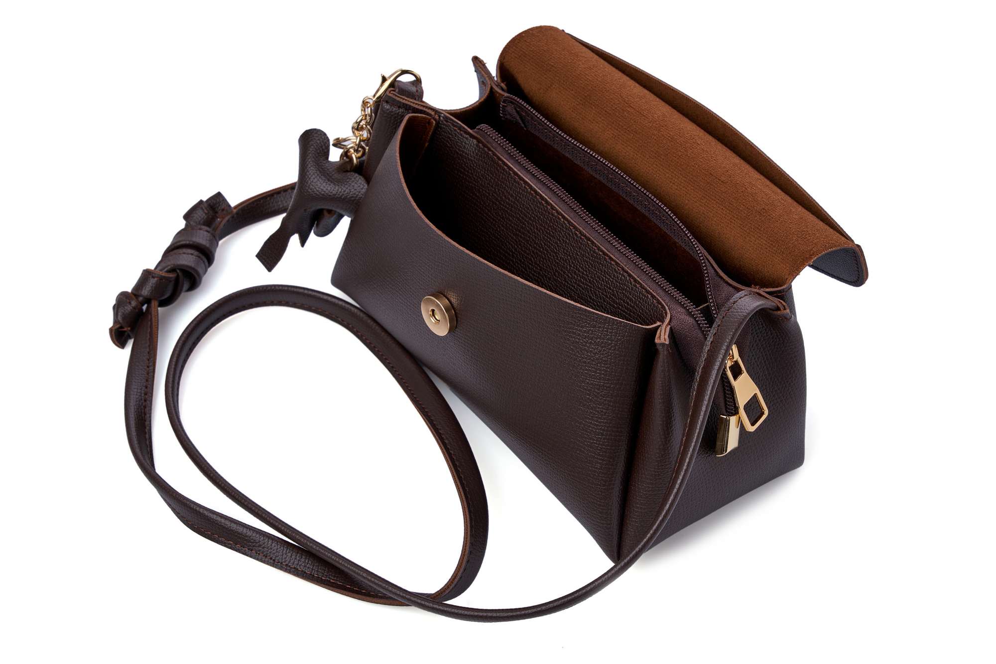 Mala de Ombro Castanho