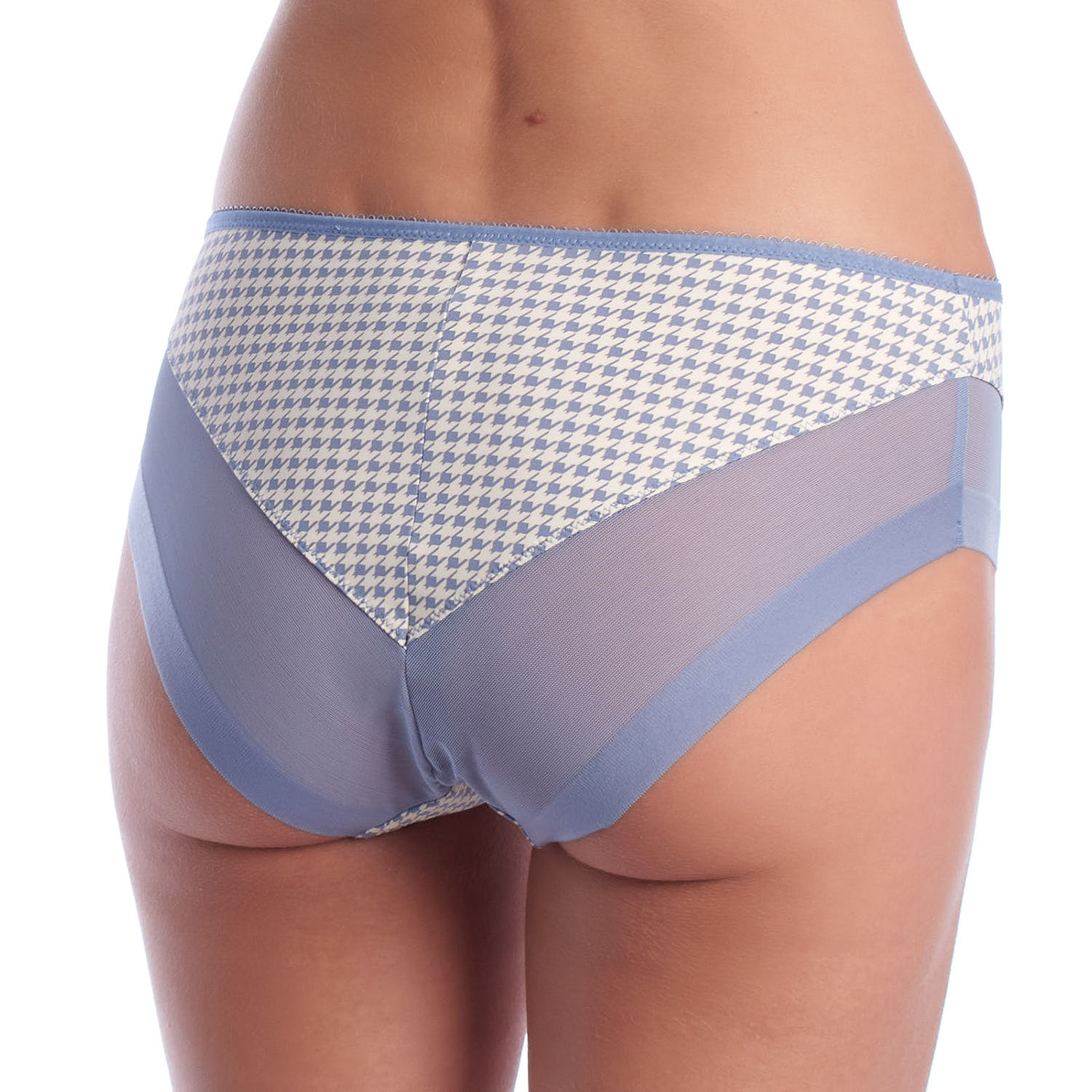 Cuecas Senhora Generous Azul Claro e Branco