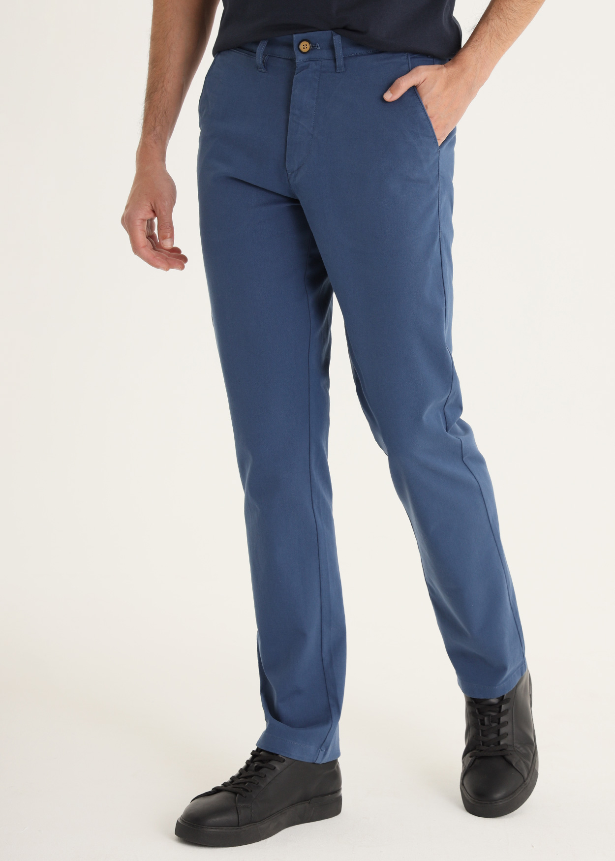 Calça Chino Regular Fit Azul