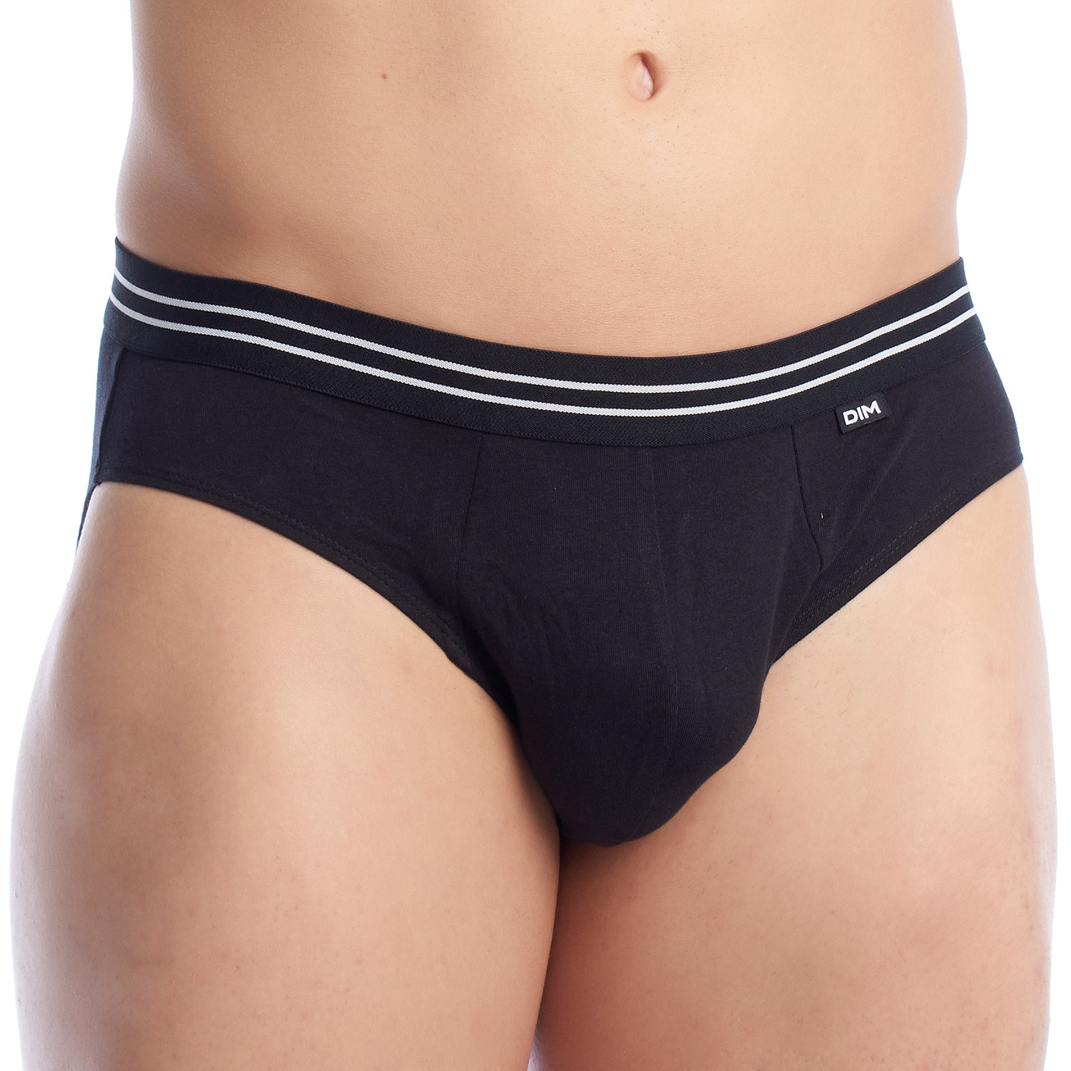 Pack 2 Slips Homem Cotton Stretch Preto