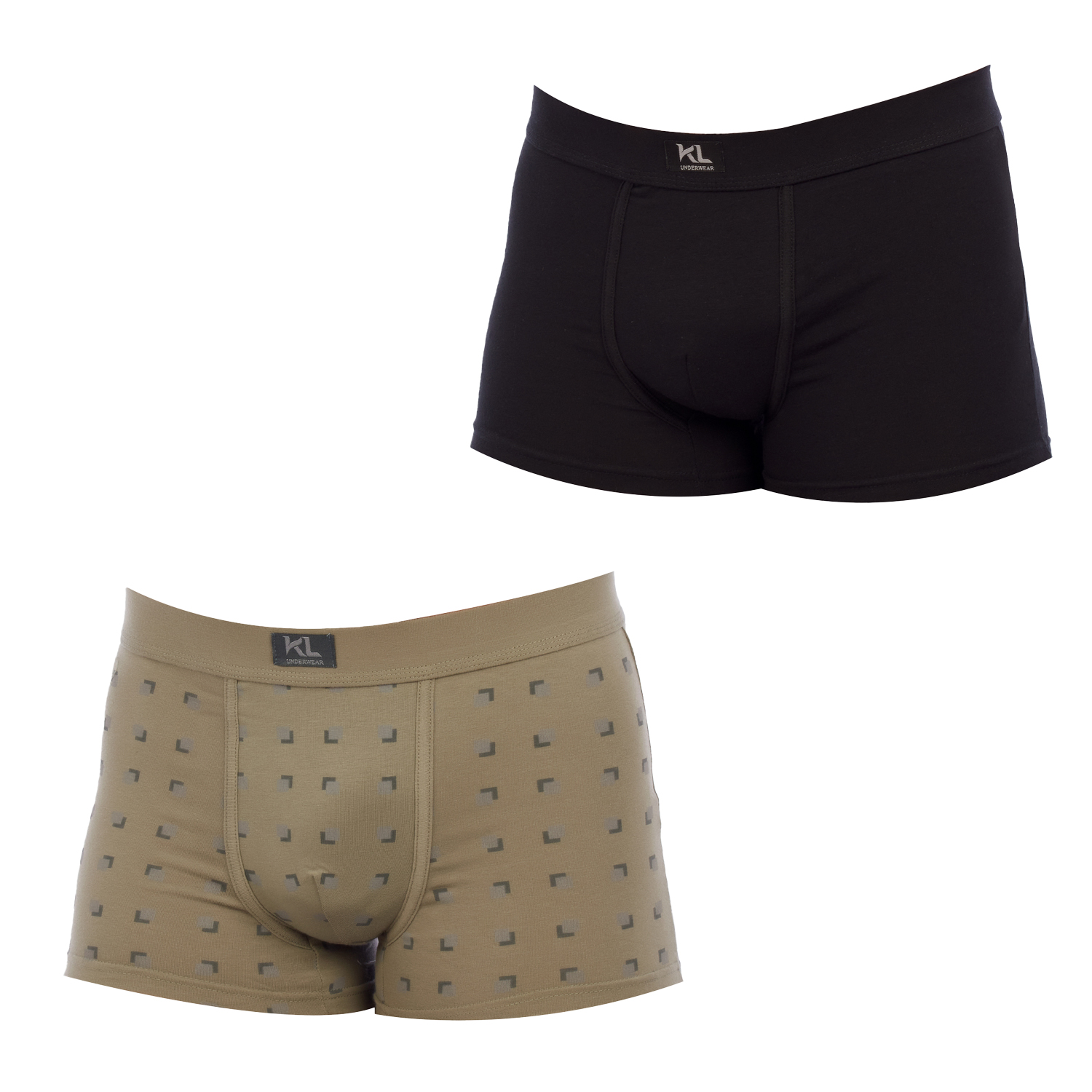 Pack 2 Boxers Verde-Preto