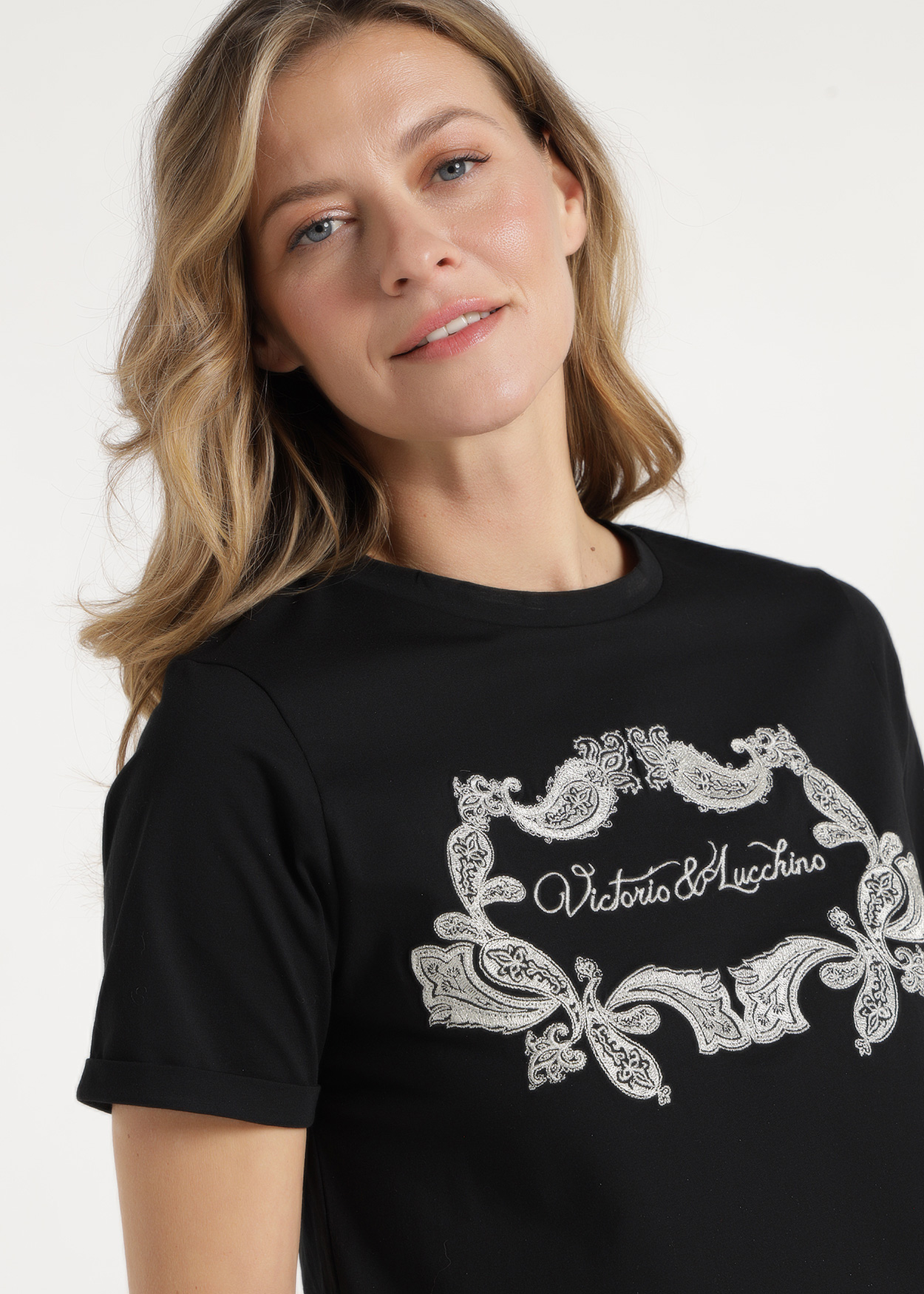 T-Shirt Senhora Preto