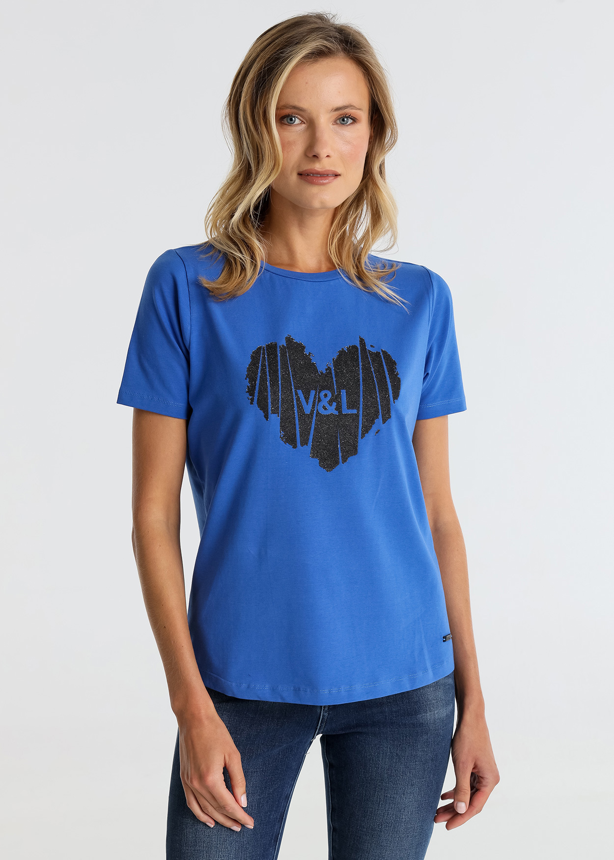 T-Shirt Senhora Azul