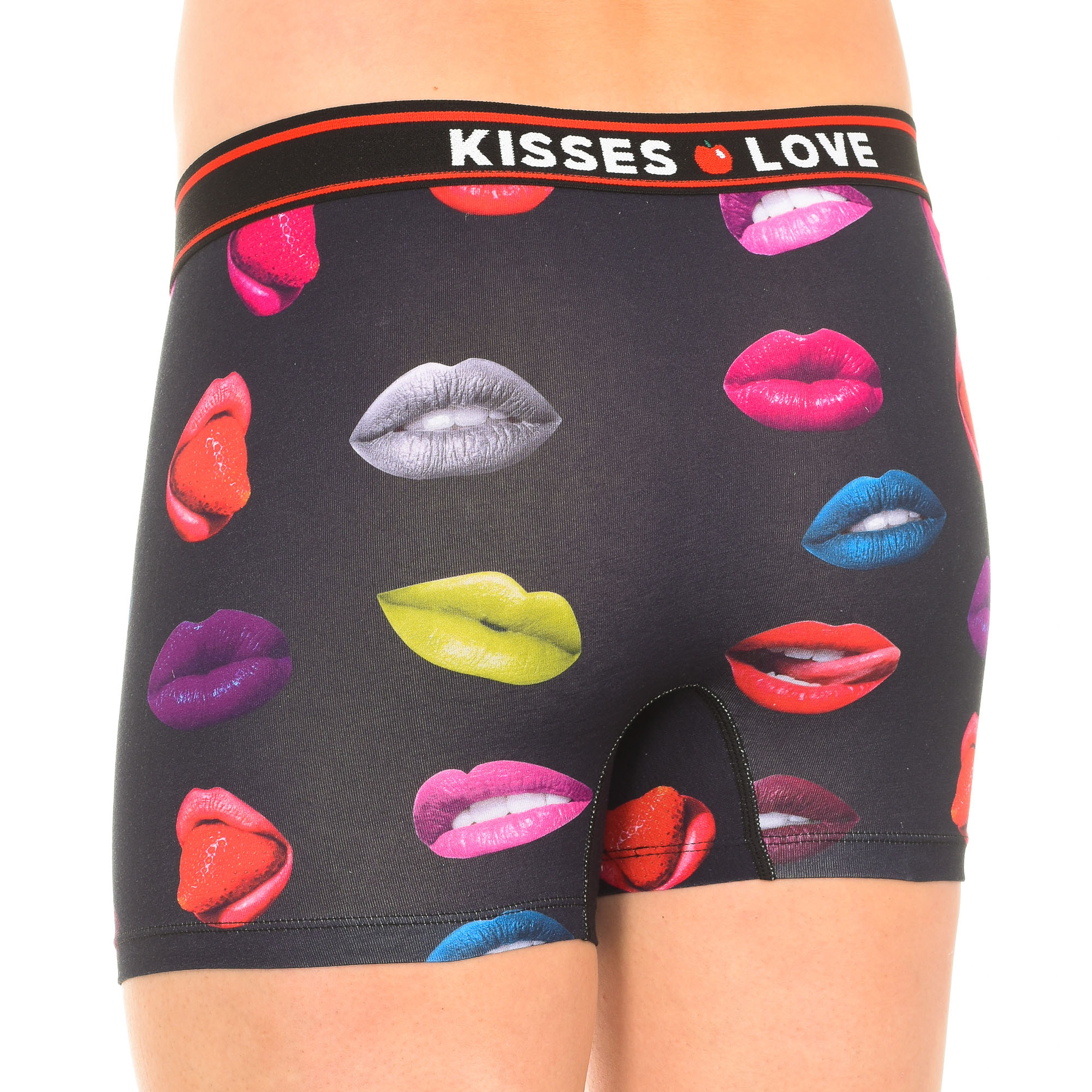 Boxers Preto-Rosa