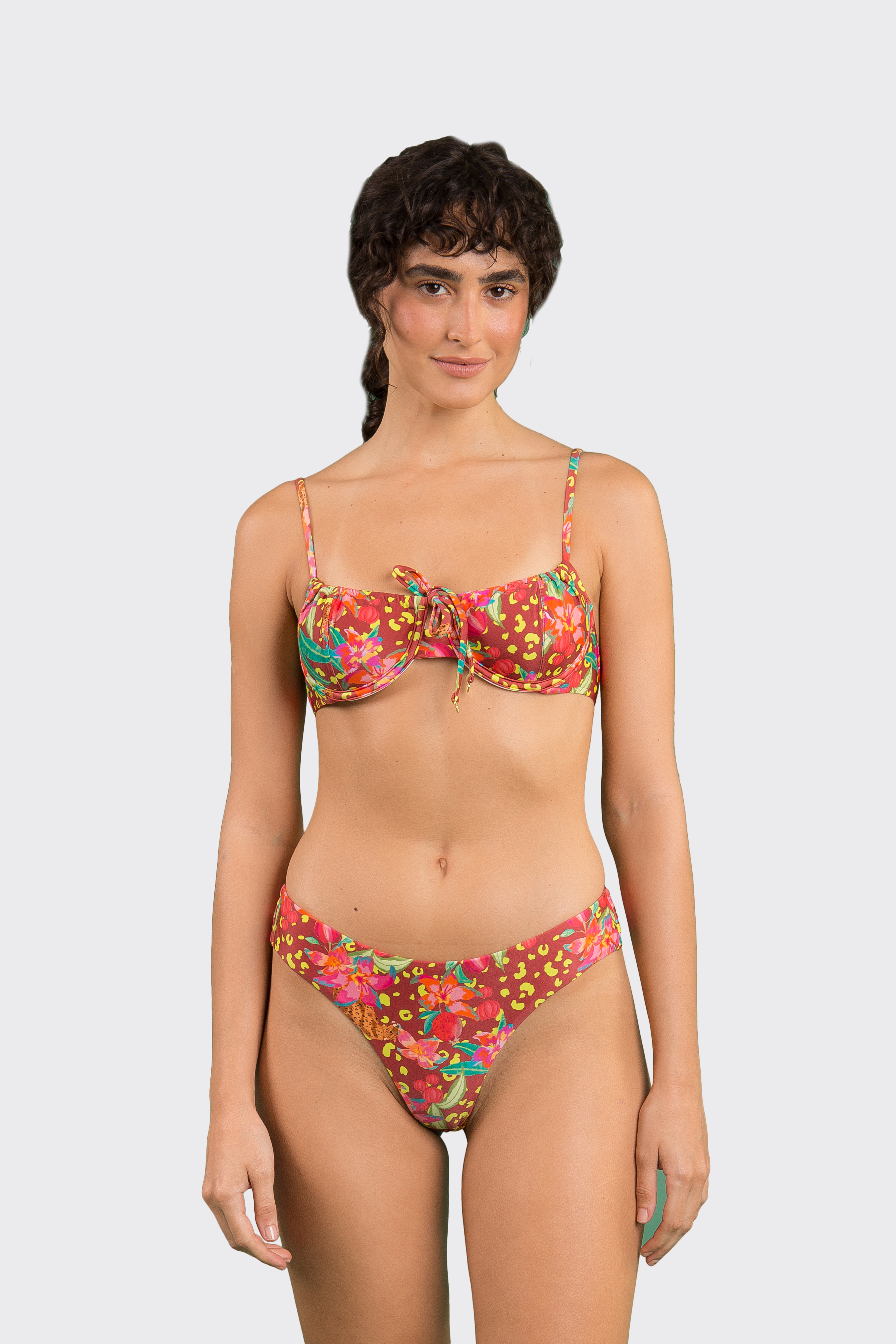 Cuecas Biquini Tropics Ciao Castanho