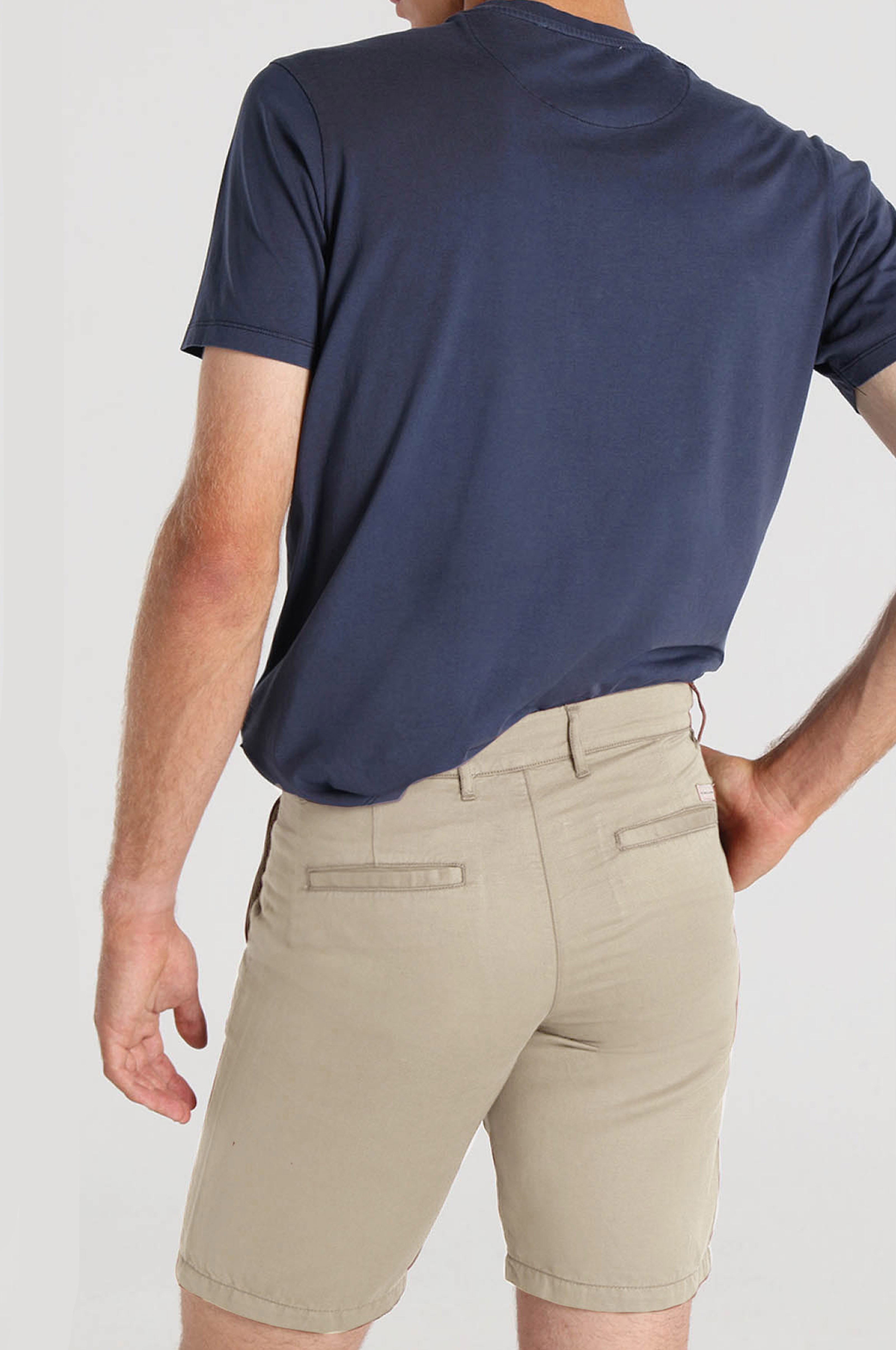 Bermuda Chino Homem Bege