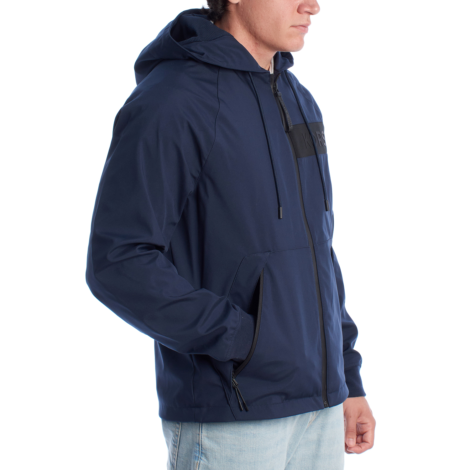 Casaco Corta-vento Homem Azul