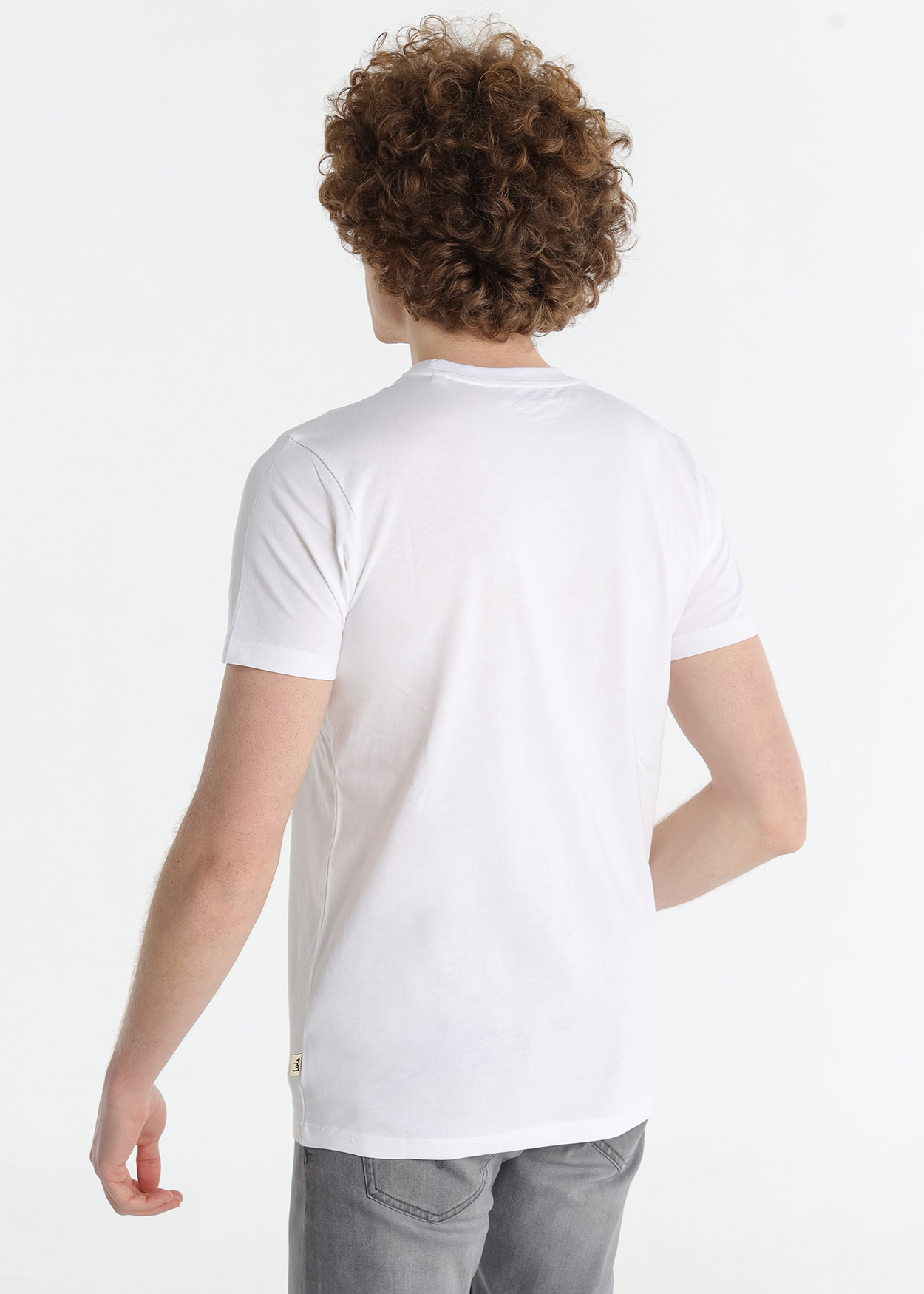 T-Shirt Gráfica Homem Branco