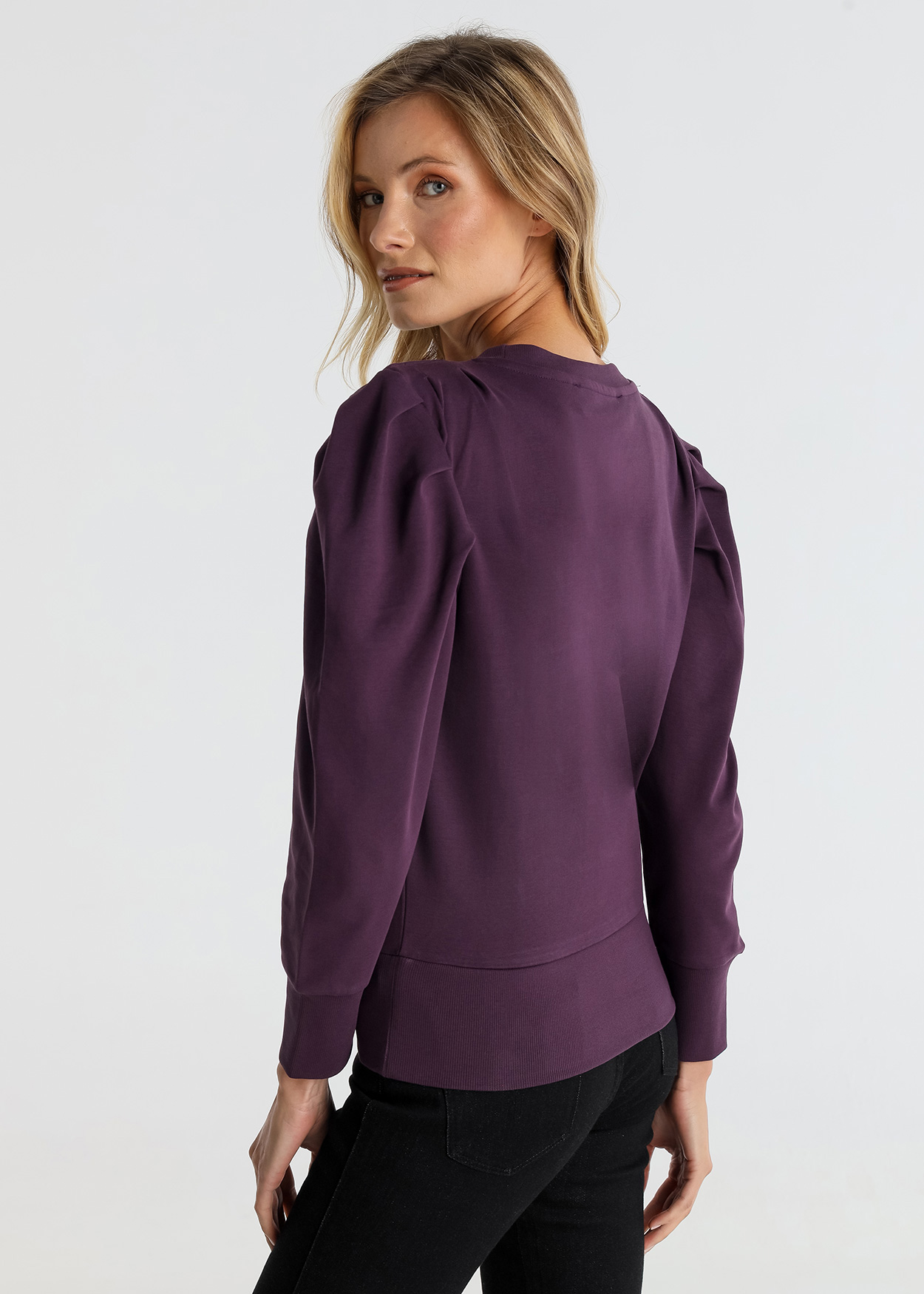 Sweatshirt Senhora Lilás