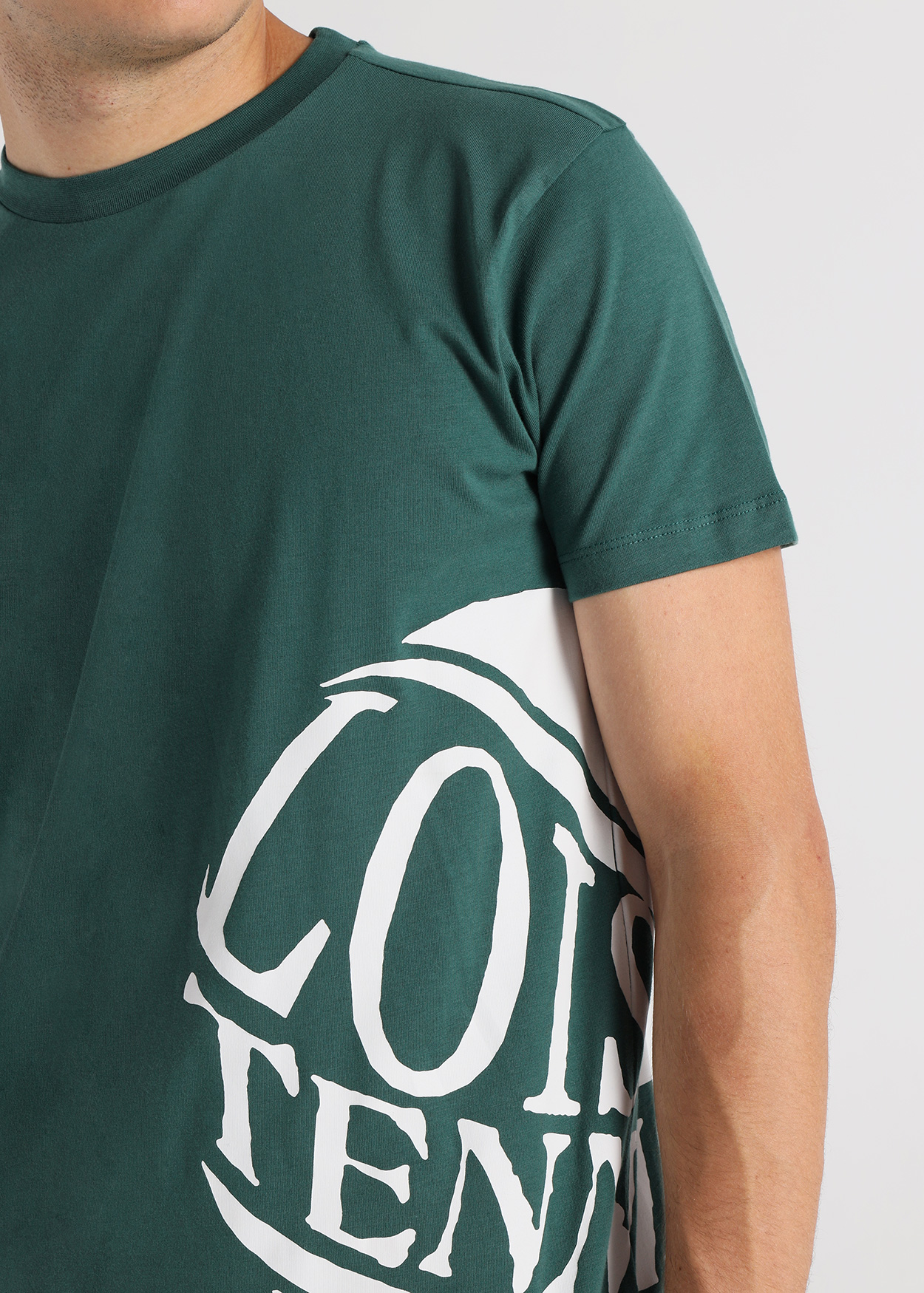 T-Shirt Gráfica Homem Verde