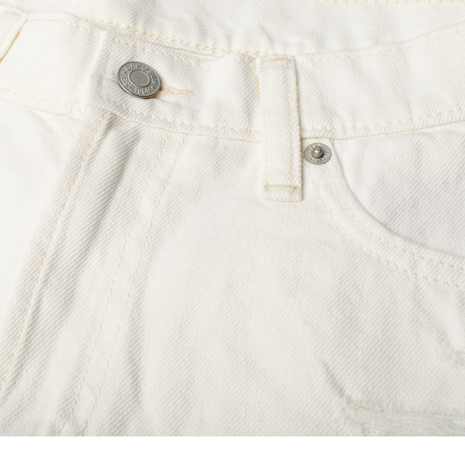 Calções de Ganga Branco