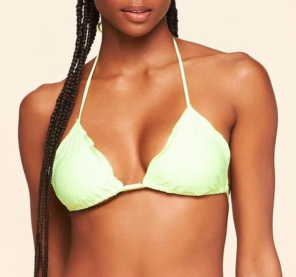 Top Biquini Liso Coordenado Verde