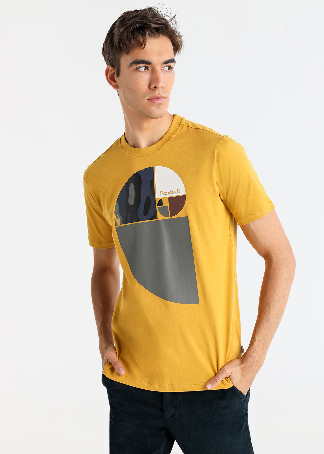 T-Shirt de lenhador Amarelo