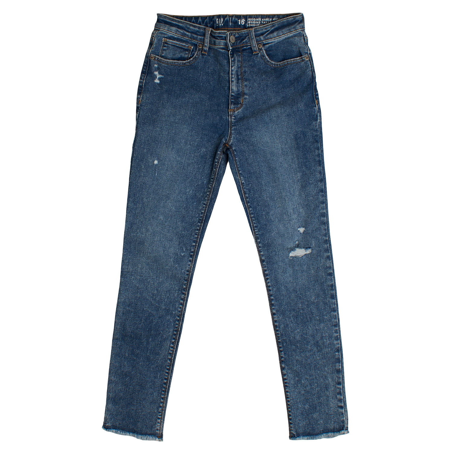 Calças de Ganga Jegging Menina Azul
